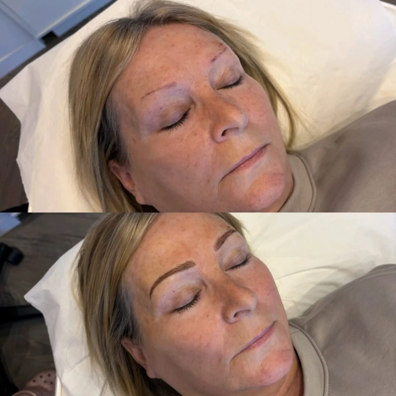 It&rsquo;s never just about the brows ✨ It&rsquo;s about how she feels after - confident, refreshed, and effortlessly beautiful.

#PermanentMakeup #PMUCheshire #PMUStaffordshire #CheshireBeauty 
 #MicrobladingCheshire