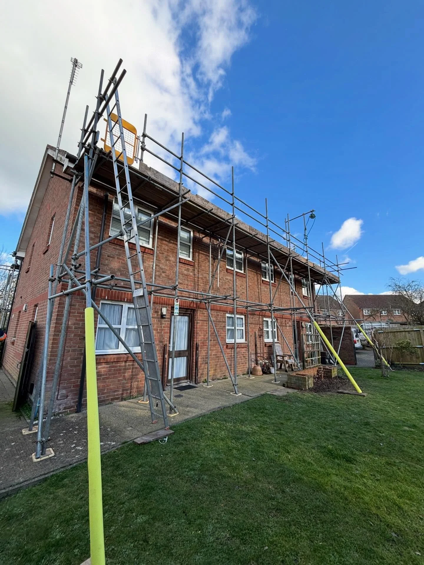 A few of our recent projects completed by the Aston Team 🩵🦾

We&rsquo;re proud to provide safe, reliable scaffolding for all kinds of jobs, from boiler flue access and roofing works to solar panel installs and new build extensions. 
Big or small, w