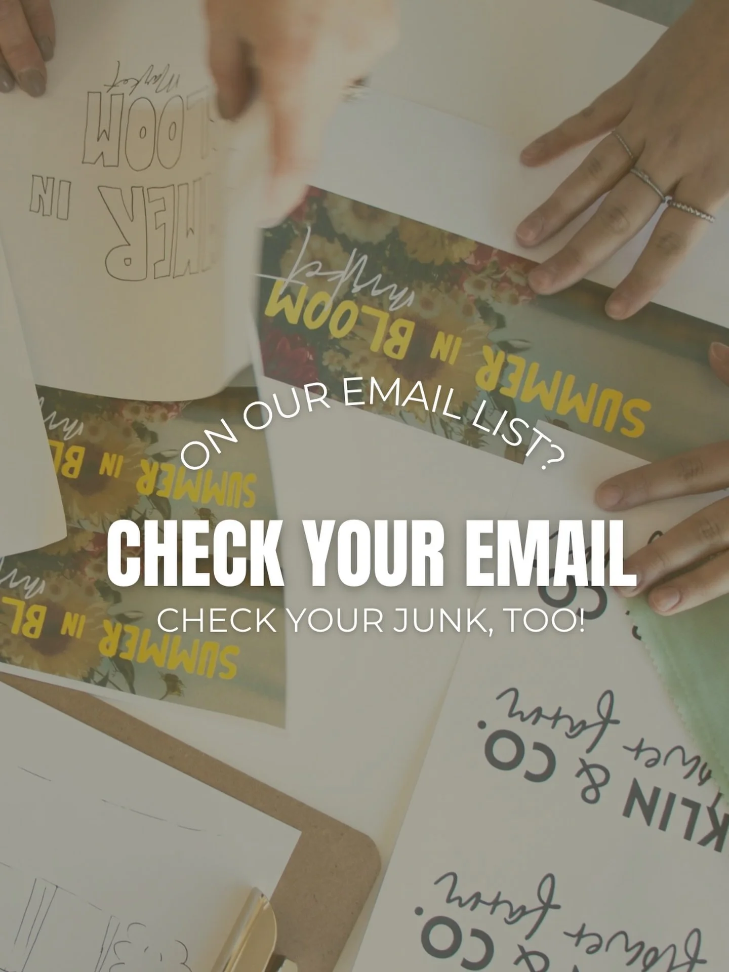 You&rsquo;ve Got Mail! ✉️ 

We said you wanted to be on our email list, and we weren&rsquo;t lying! 

Check your email, subscribers.
And your junk mail.

Happy Sunday! 💐

#fsj #inbloommarket