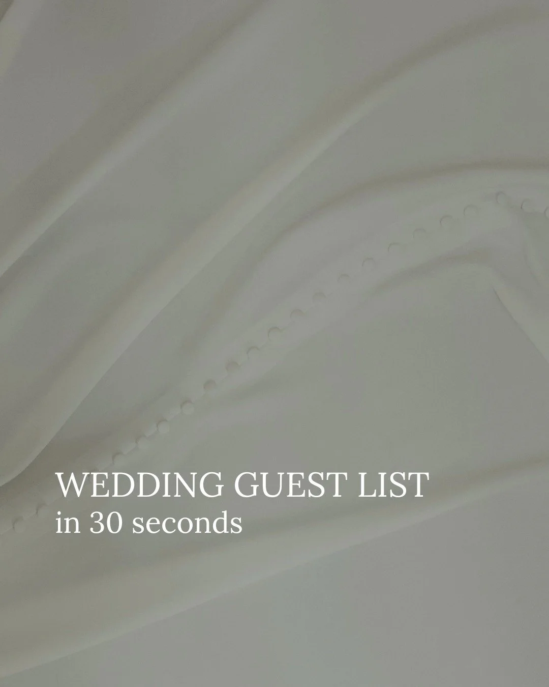 Making your guest list doesn&rsquo;t have to be stressful, just intentional.
ㅤ
Because sometimes love looks like a thoughtful &ldquo;maybe not&rdquo; to your mum&rsquo;s second cousin twice removed.... 💌
ㅤ
With wedding planning officially in full sw