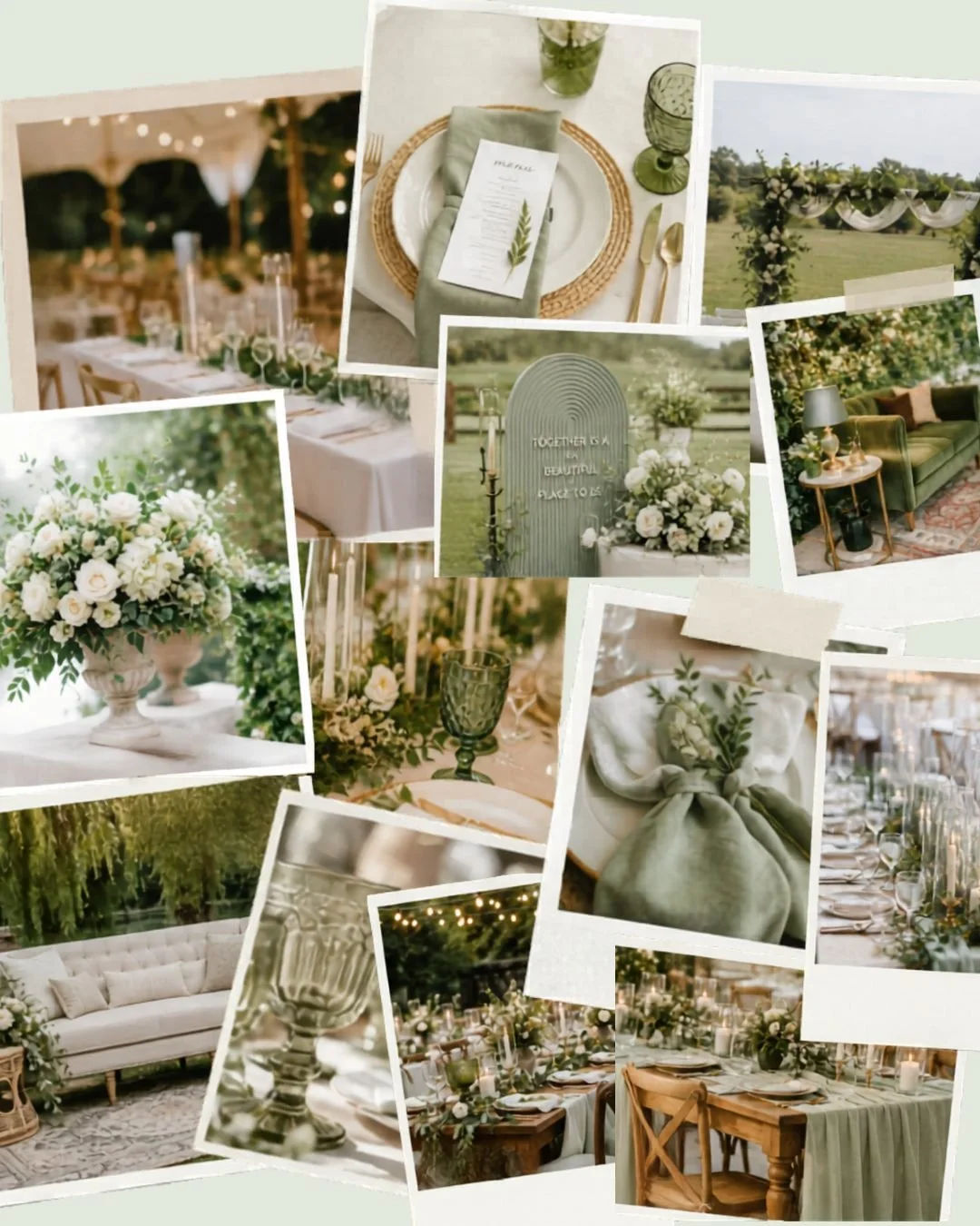 June wedding energy 🌿✨
ㅤ
Soft greens, candlelight glow, layered textures, gathered tables, and all the little details that make a celebration feel warm, intentional, and beautifully personal.
ㅤ
Lately we&rsquo;ve been loving:
&bull; romantic garden-