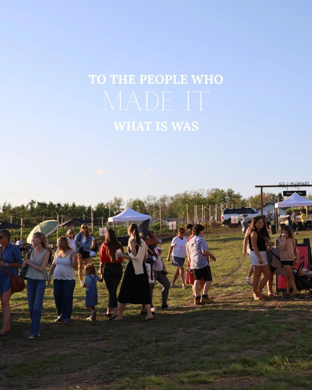 The community that showed up. 🤍
ㅤ
The makers, the shoppers, the families, the volunteers, the helpers, the familiar faces and the new ones.
ㅤ
So much thought went into creating Summer in Bloom, but it was all of you who brought it to life.
ㅤ
Every c