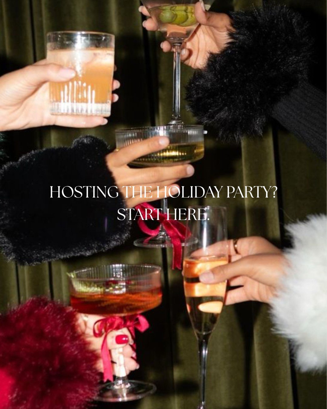 Holiday party season has a way of sneaking up quickly. 🥂
ㅤ
Whether you&rsquo;re planning a staff party, client event, Christmas dinner or something a little more intimate, now is a good time to start thinking about the pieces that will bring it toge