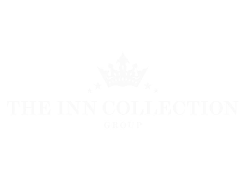White background with faint text that reads 'THE INN COLLECTION GROUP' and a faint star-like graphic above the text.