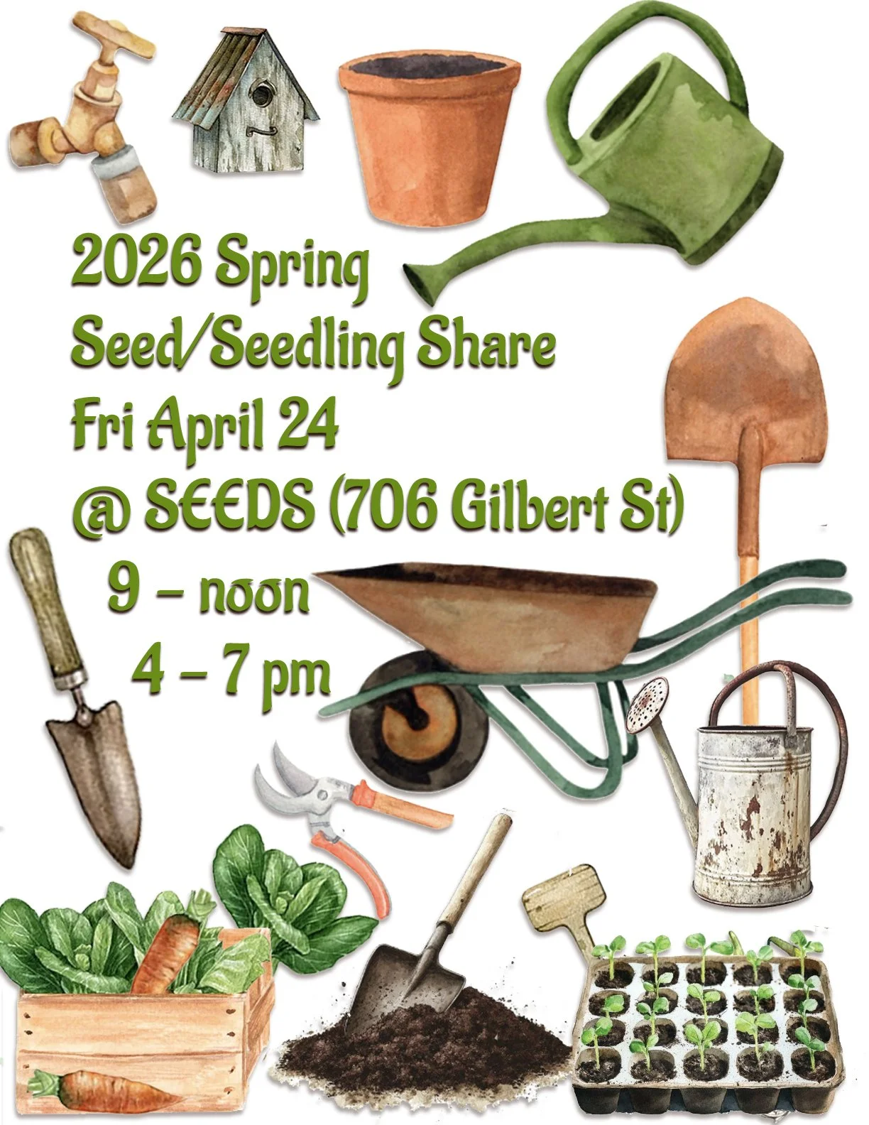 Spring Seed Swap/Seedling share