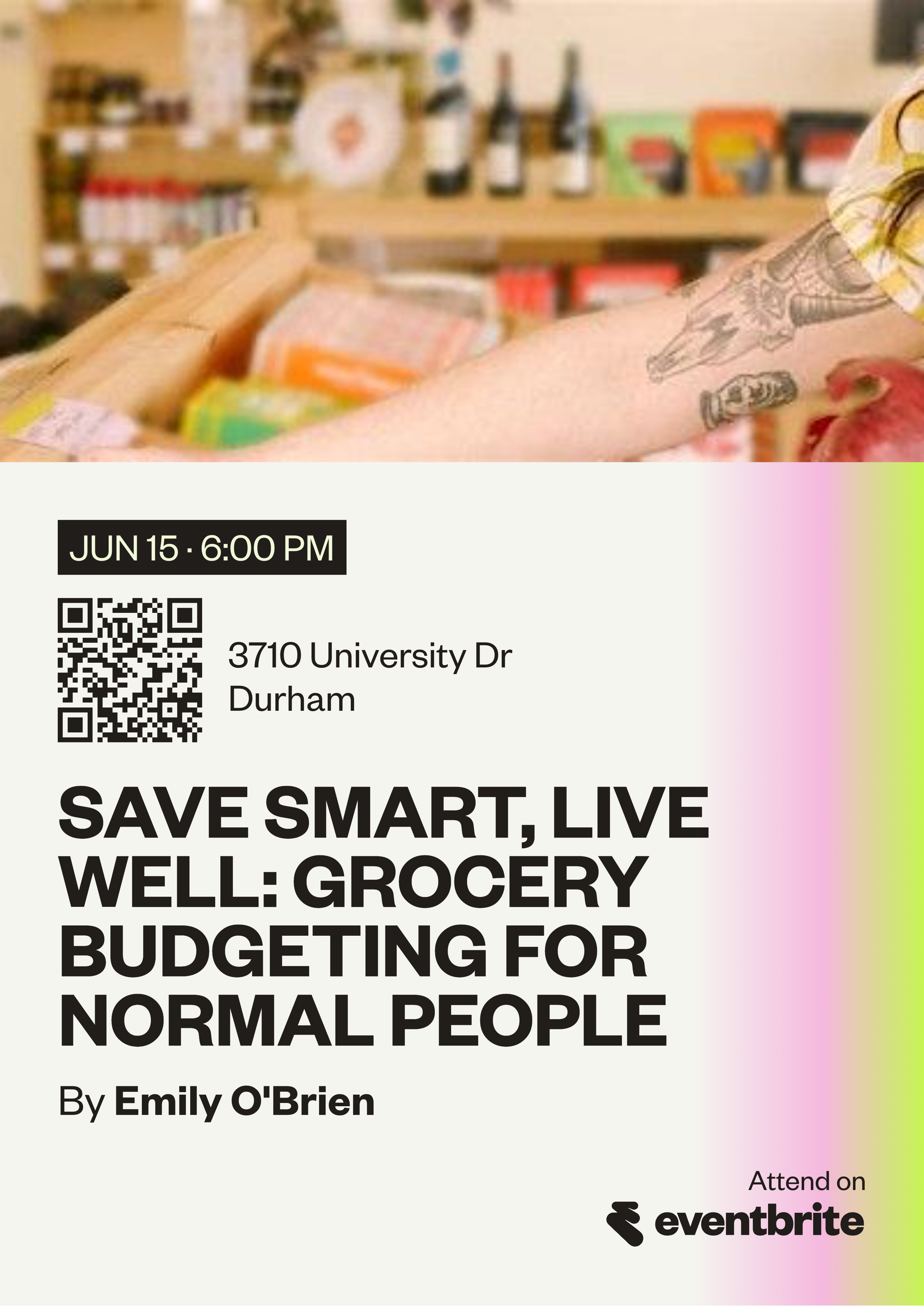 Free Grocery Budgeting Class 