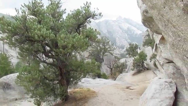 Rain at the City of Rocks