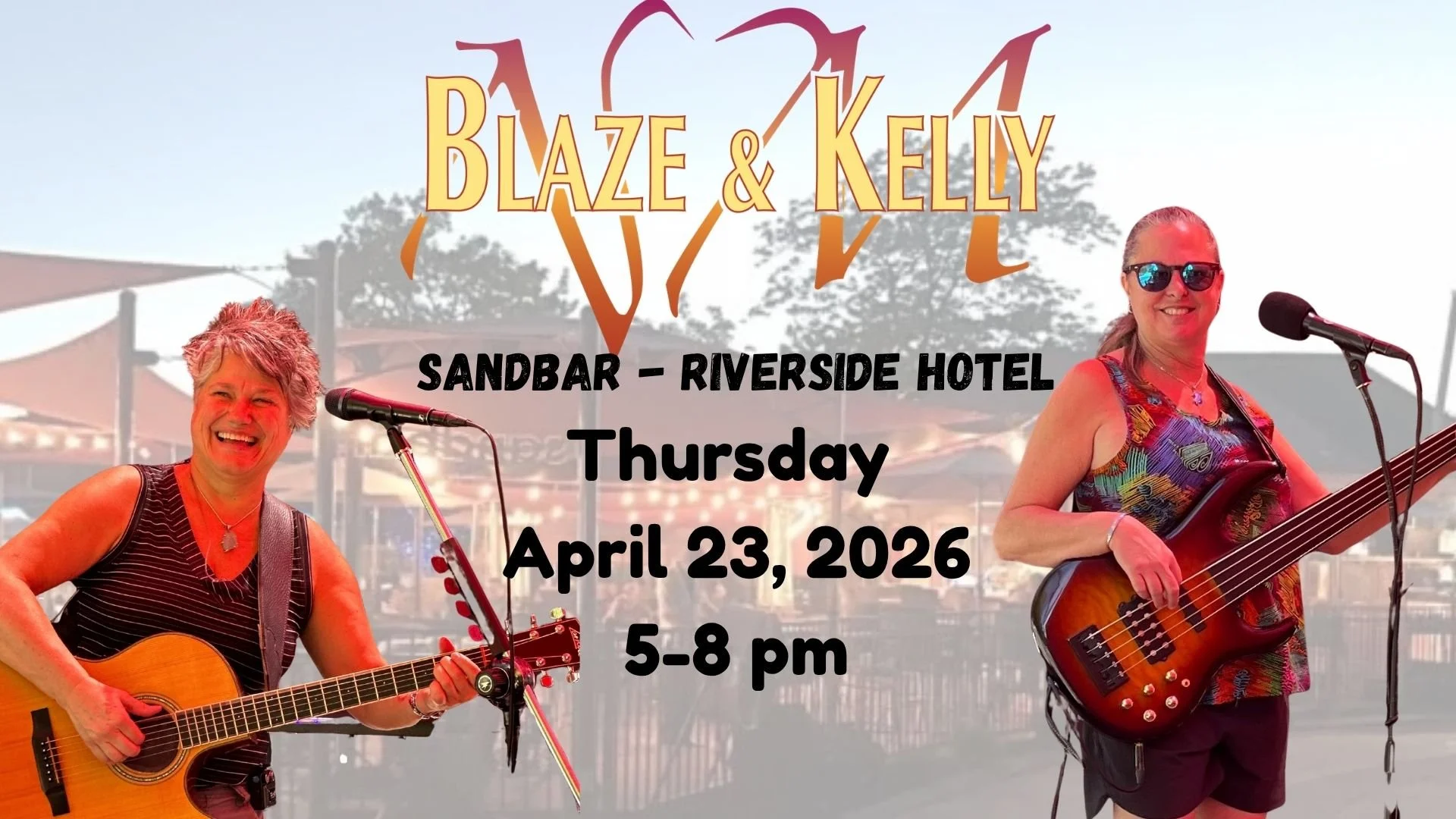 The Sandbar patio-Riverside Hotel 