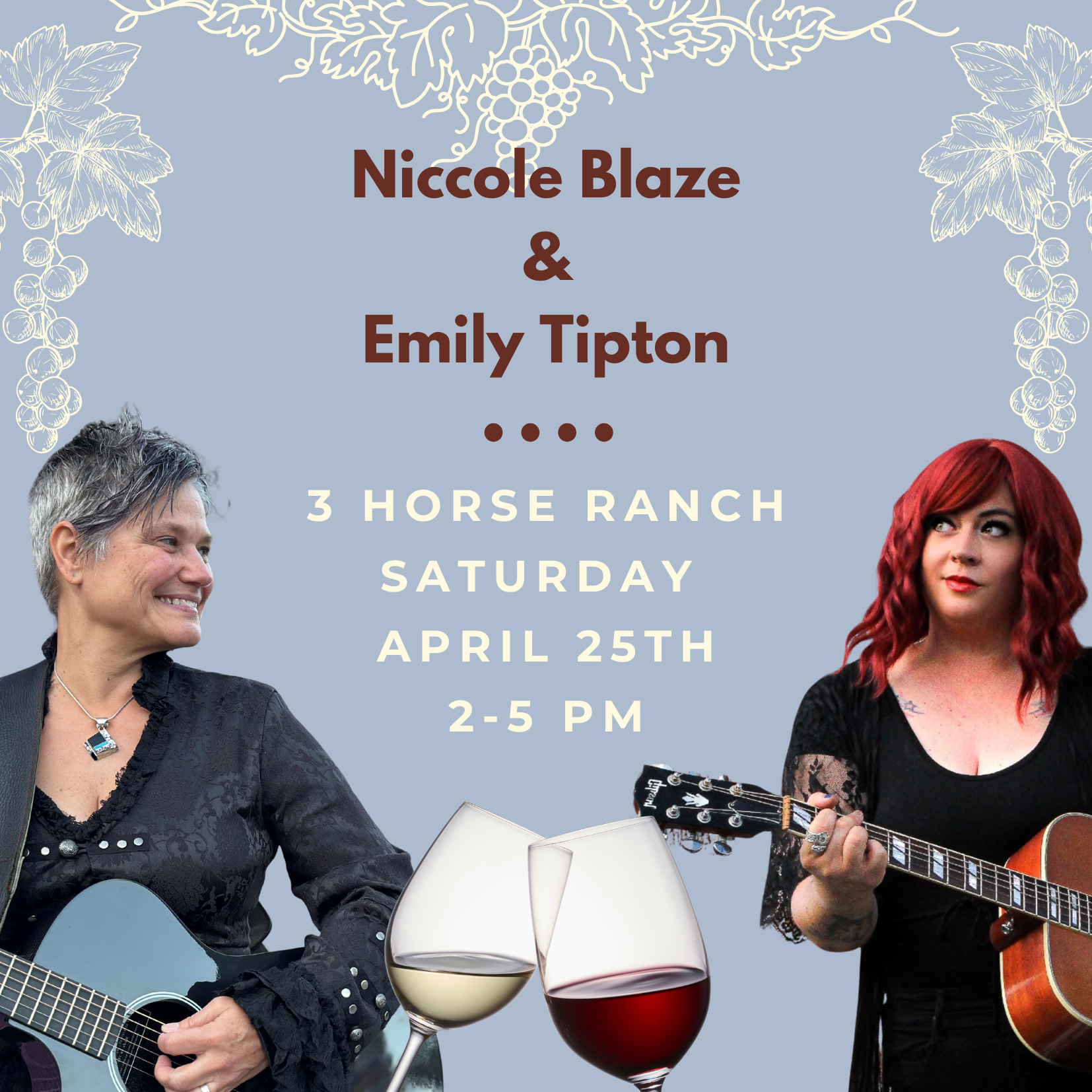 3 Horse Ranch Vineyards: Niccole Blaze and Emily Tipton 