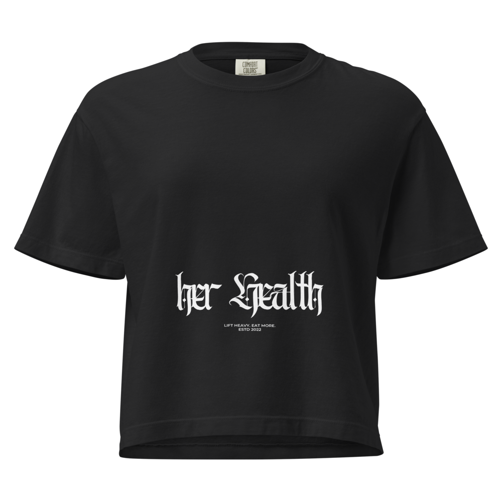 Slash Tees Not Carbs Cropped Tee