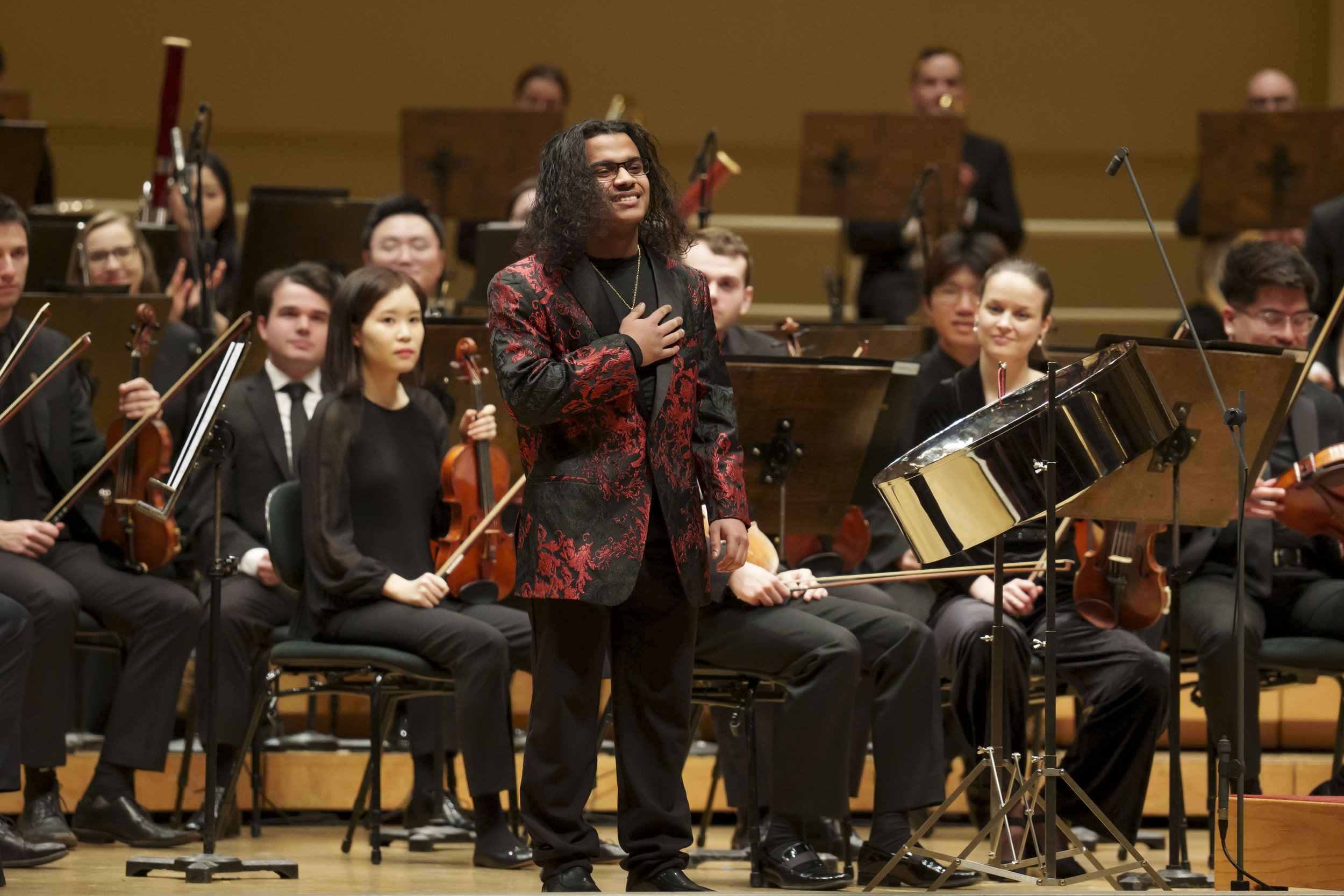 Jaden with the Chicago Symphony Orchestra - Day 1