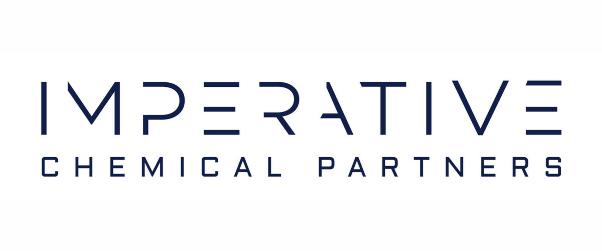 Logo for Imperative Chemical Partners with the word 'IMPERATIVE' in large blue letters and 'CHEMICAL PARTNERS' in smaller blue letters below.