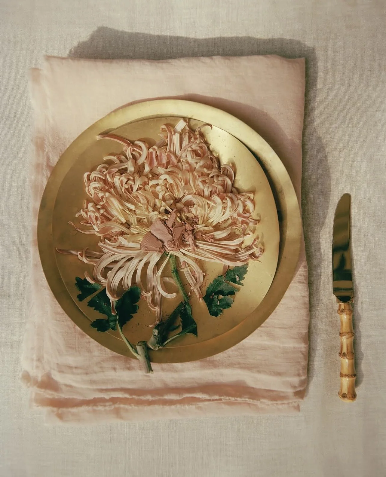 "Depuis l'Antiquité, les fleurs ont toujours été les matériaux idéaux pour que les femmes créent habilement du maquillage et prennent soin de leur peau. Les fleurs fleurissent et se fanent en leur temps, mais ce n'est qu'en préservant cette beauté ép