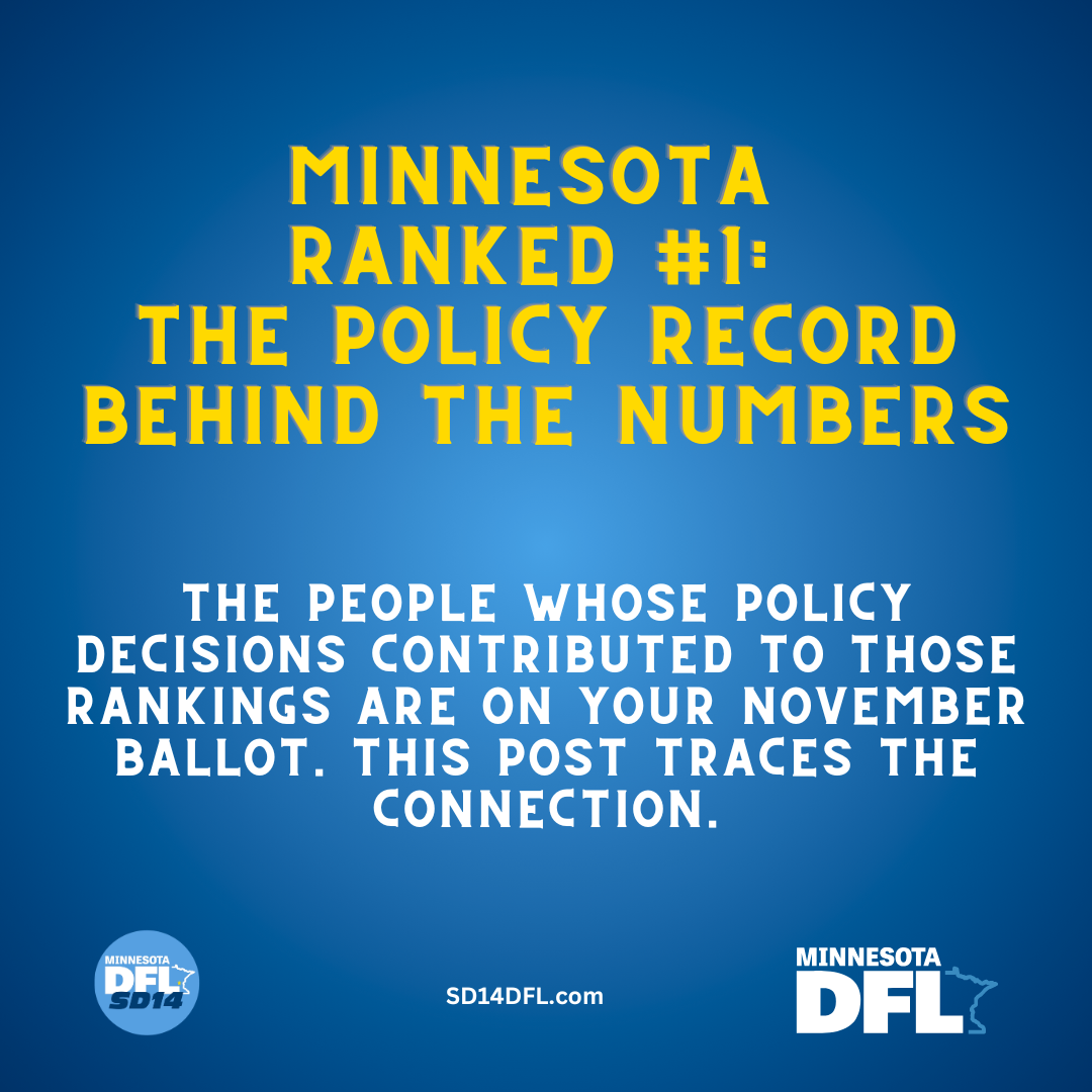 Minnesota ranked #1: The policy record behind the numbers