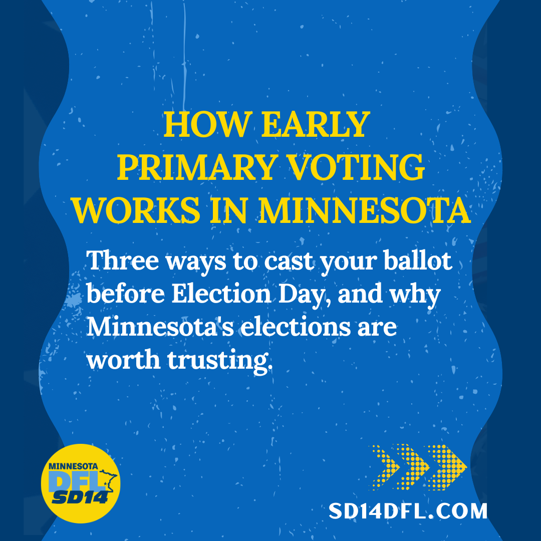 How early primary voting works in Minnesota