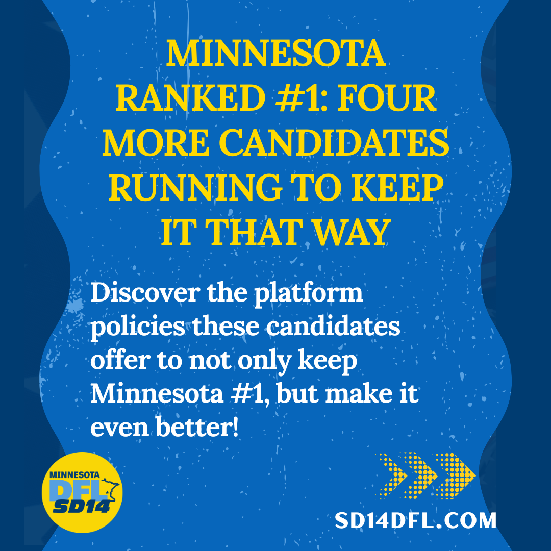 Minnesota ranked #1 (Part 2): Four more candidates running to keep it that way