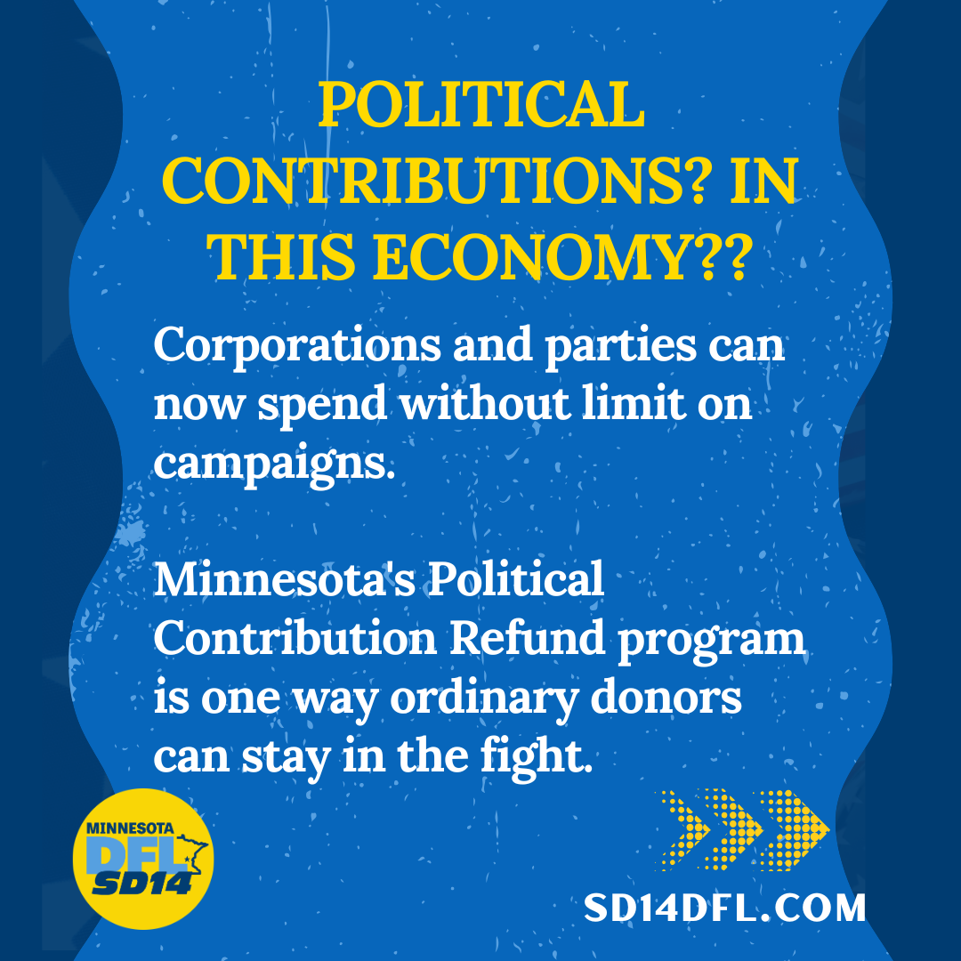 Political contributions? In this economy??