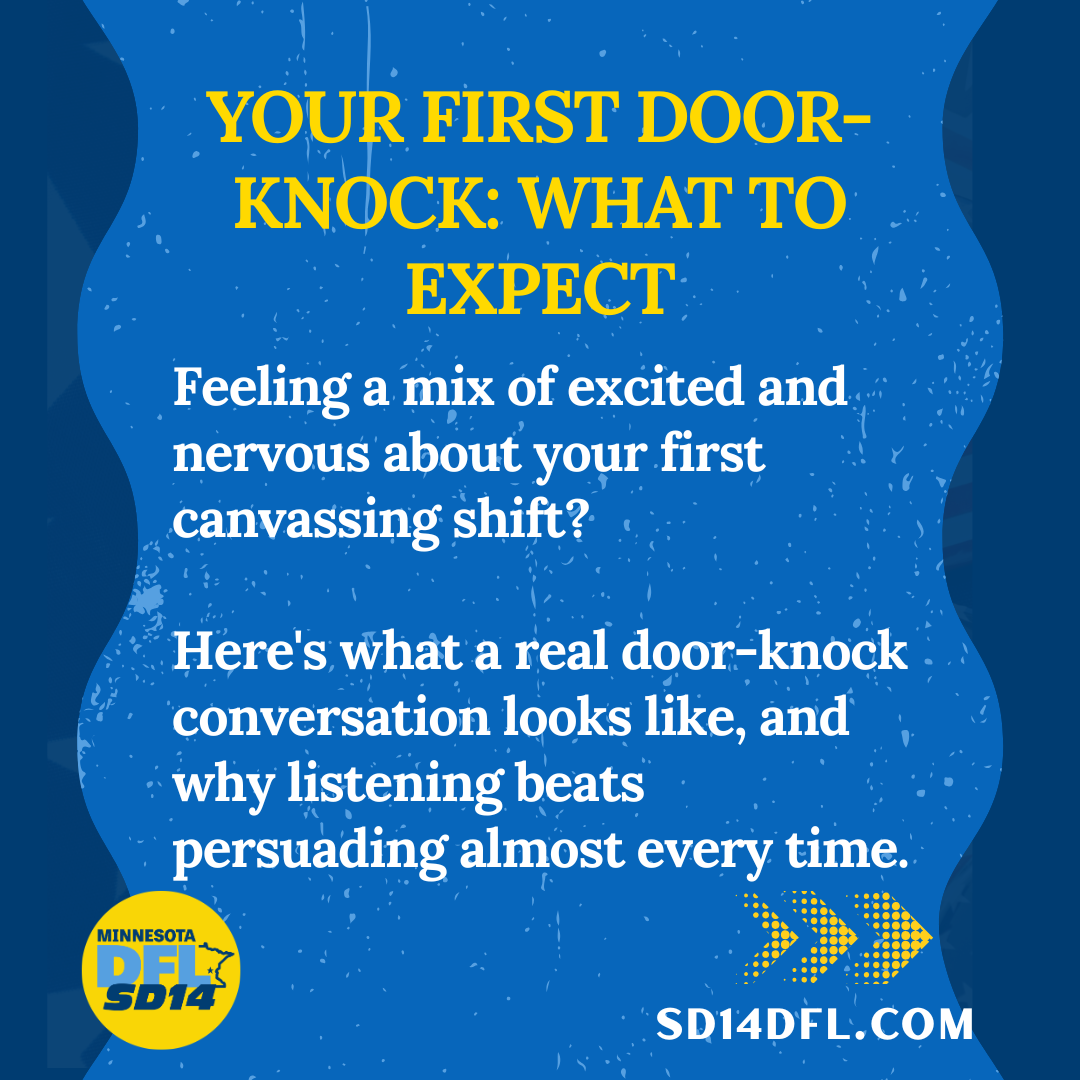 Your first door-knock: What to expect