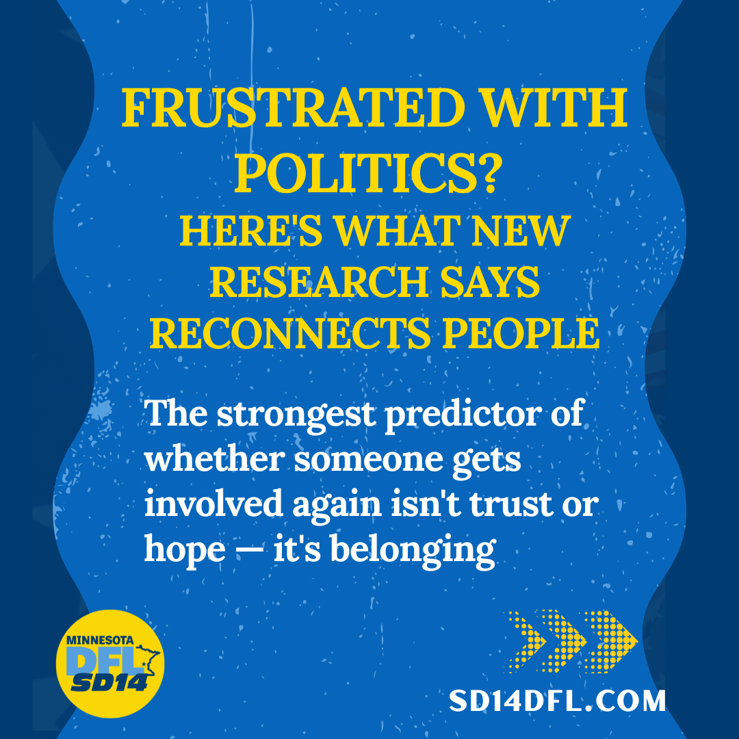 Frustrated with politics? Here's what new research says reconnects people
