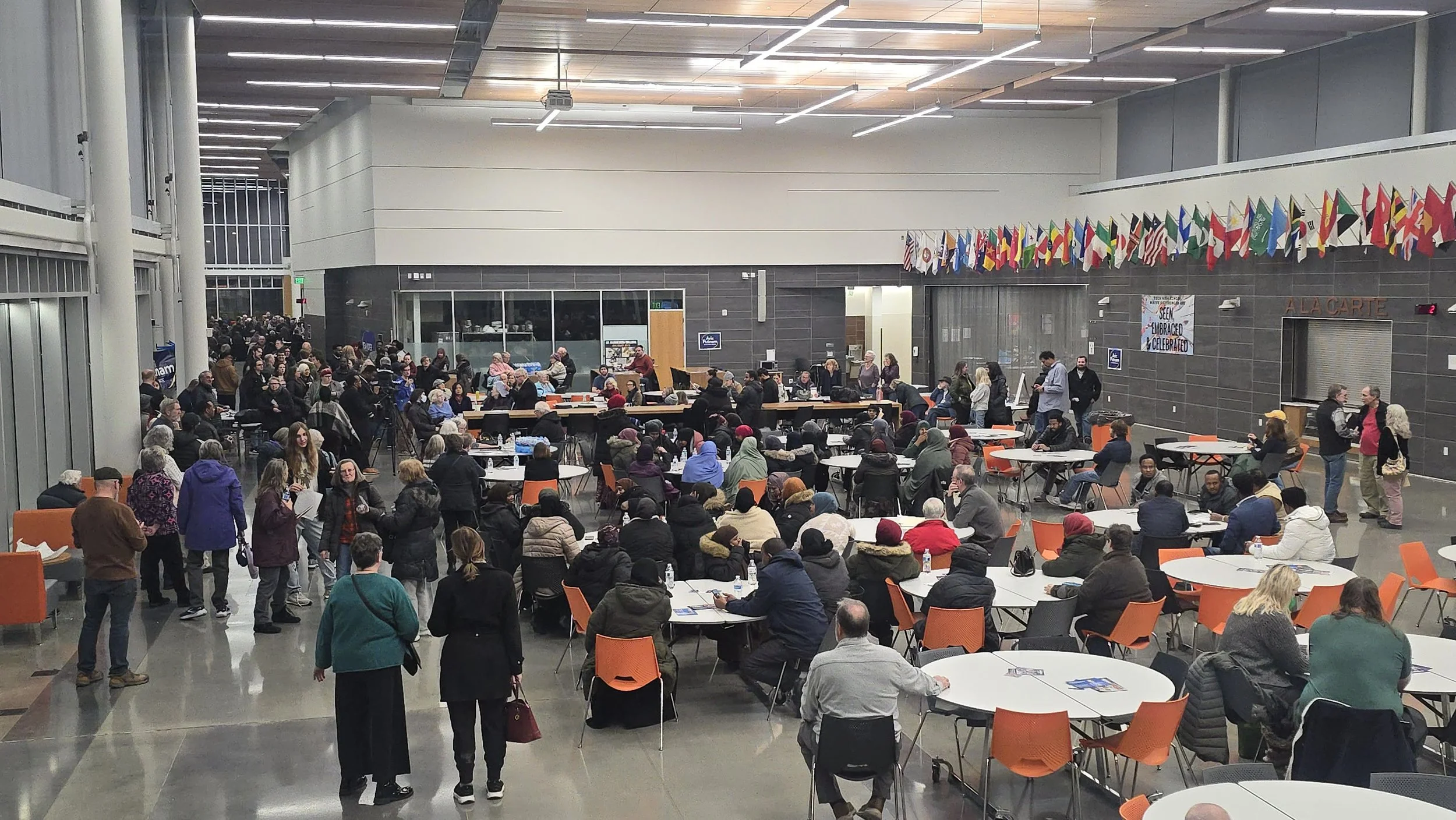 Residents of SD14 meeting on February 3rd for statewide precinct caucus night