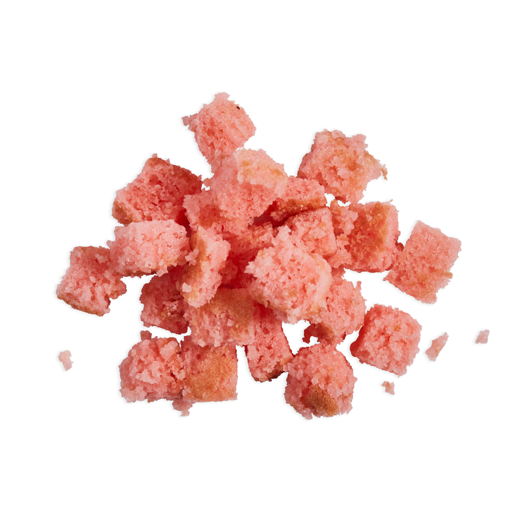 Strawberry Cake baked pieces