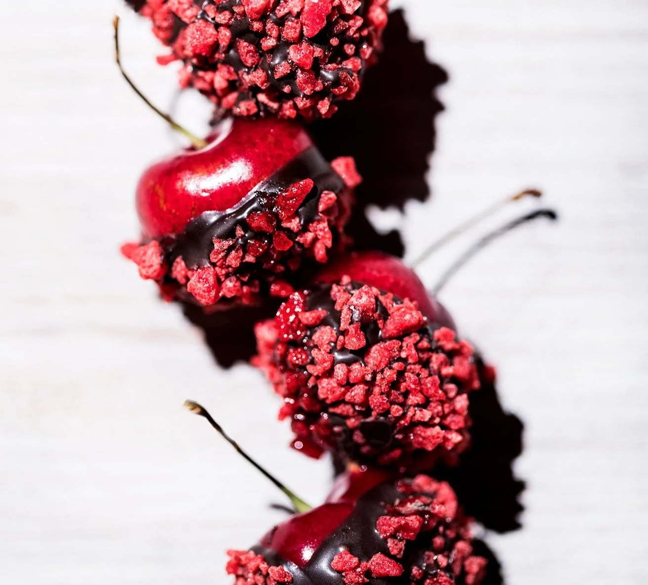 Our cherry sprinkles offer a pop of color, fun texture, and elevate the flavors in your desserts.
