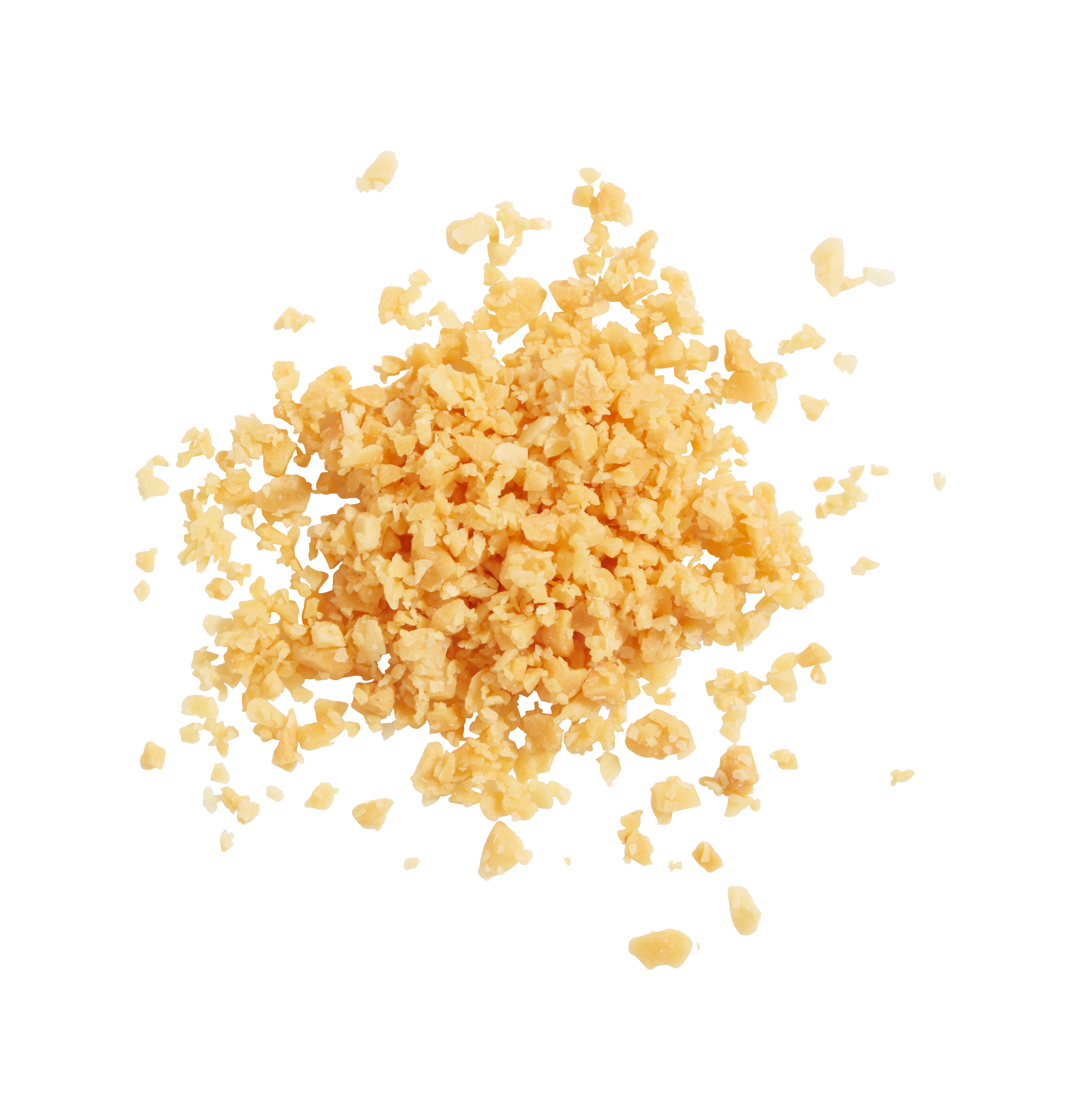 Honeycomb nougat pieces