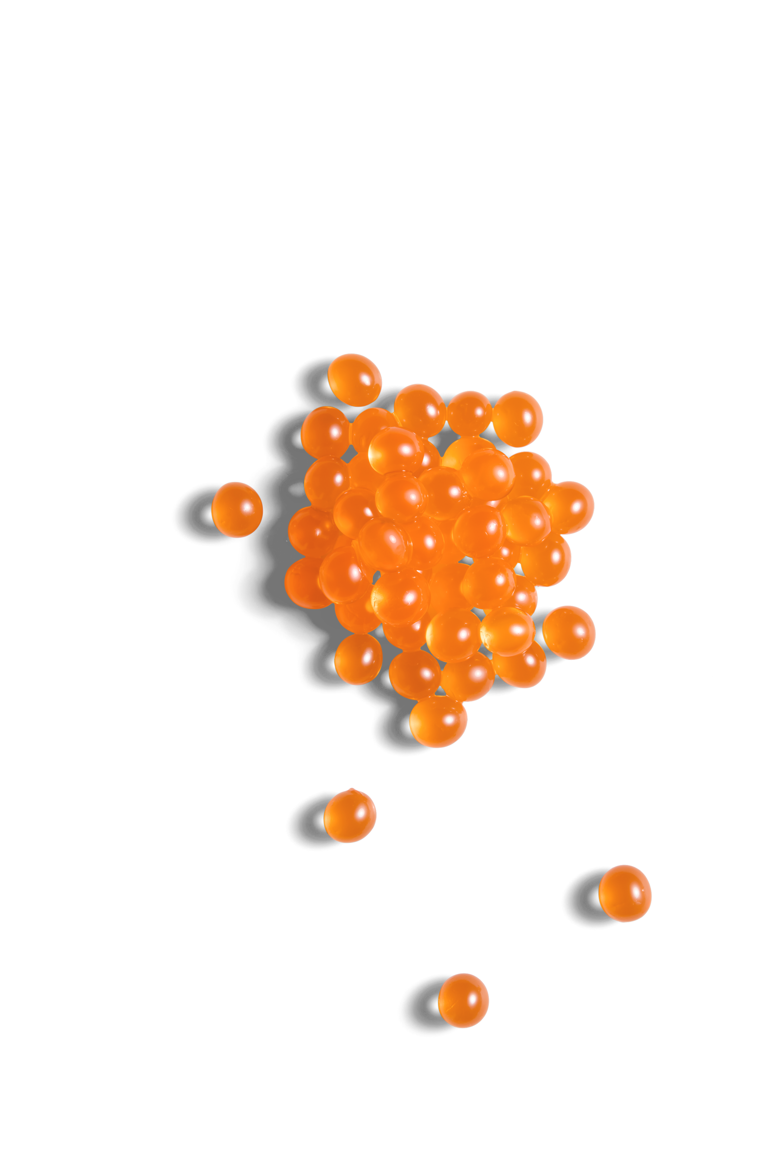 orange popping boba