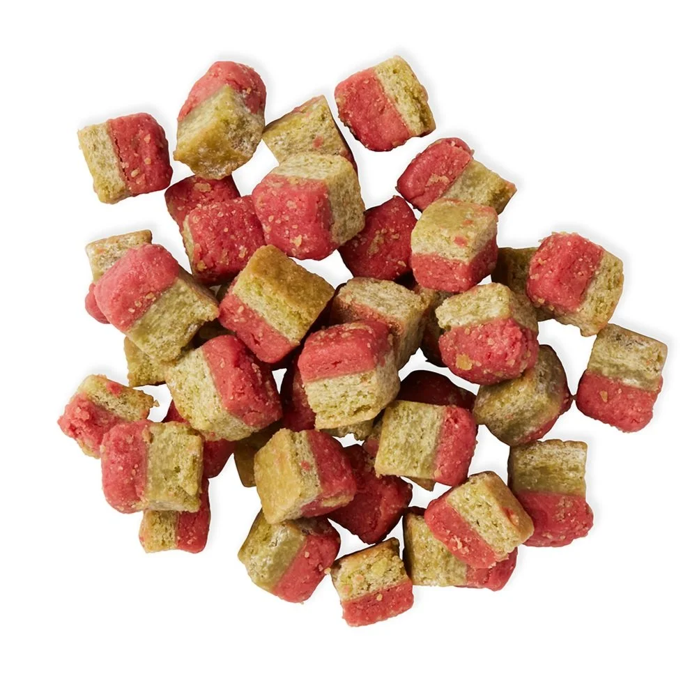 Matcha Strawberry multi-layer bar bites