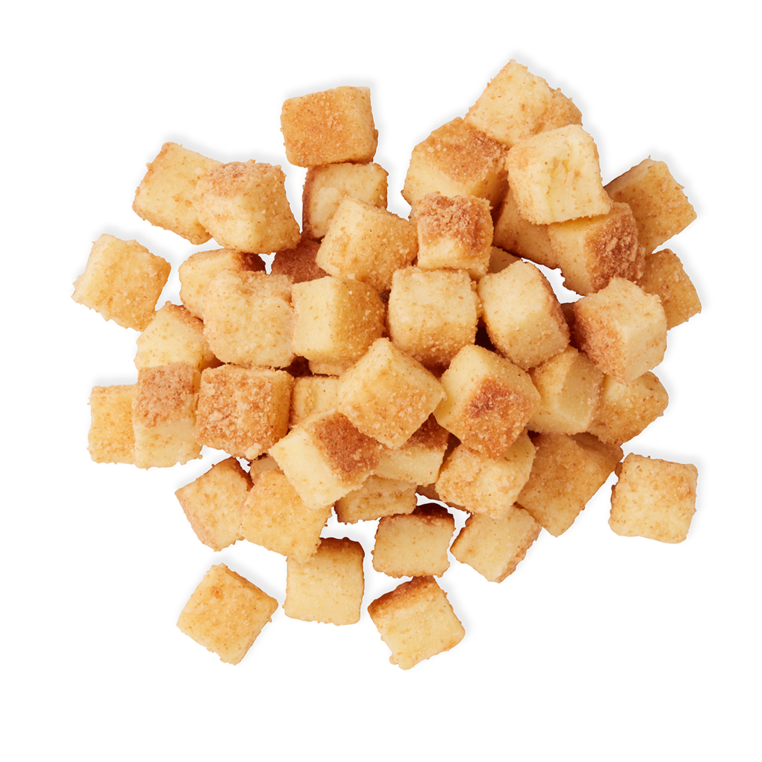 Original Cheesecake cubes at Parker Products