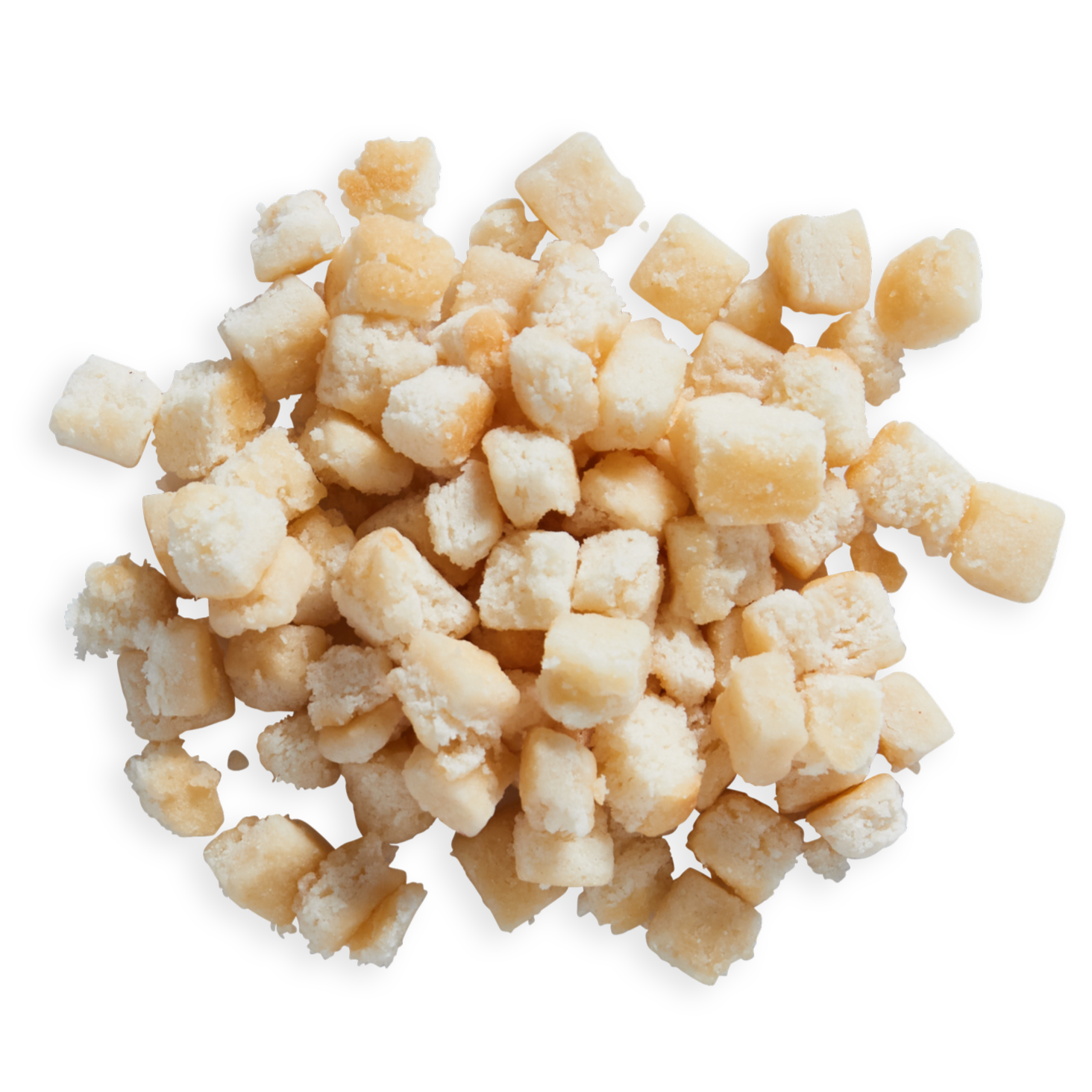 White Cake baked pieces