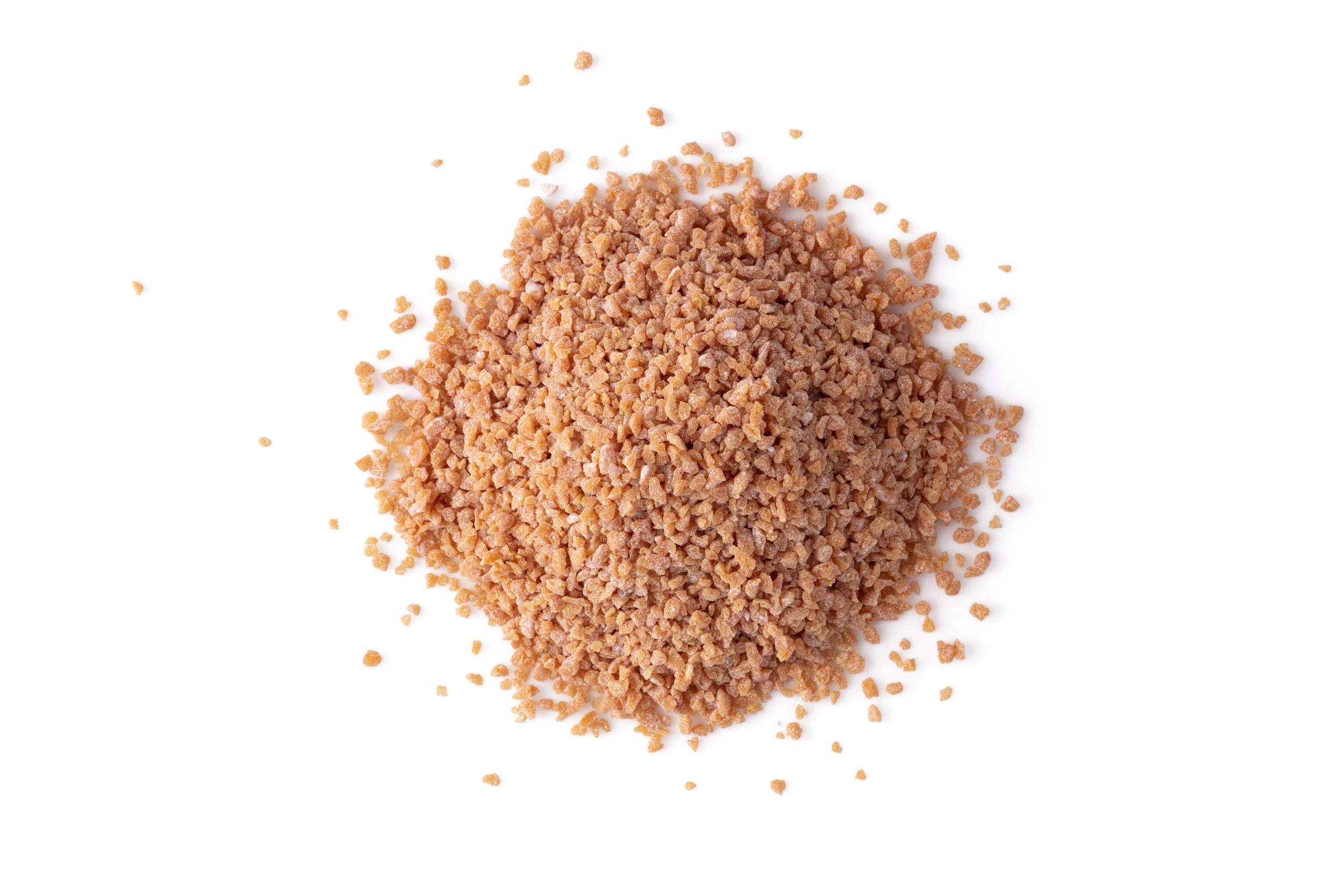 Close-up of a pile of Nut-Free Toffee bits