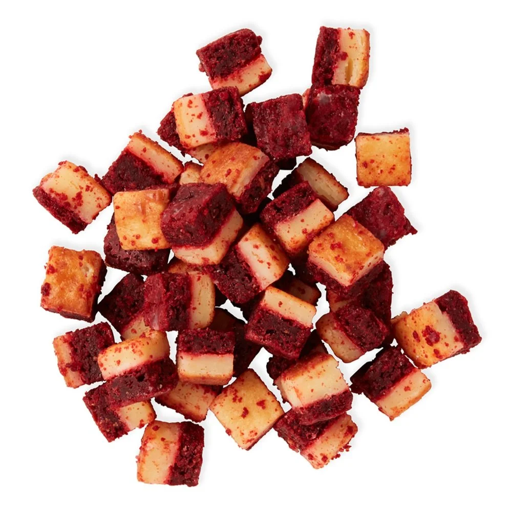 Red Velvet Cheesecake multi-layer bar bites