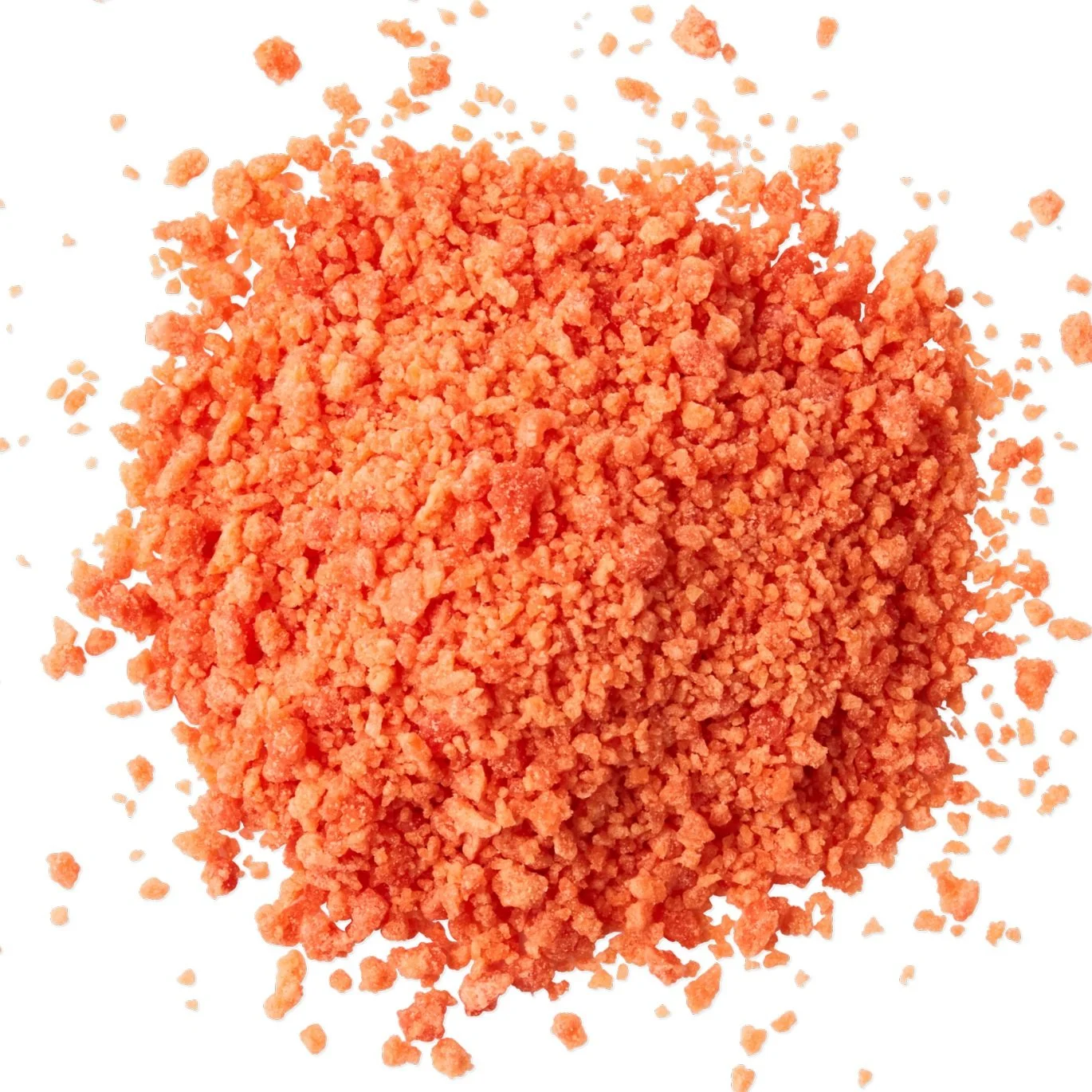 Close-up of blood orange sprinkles