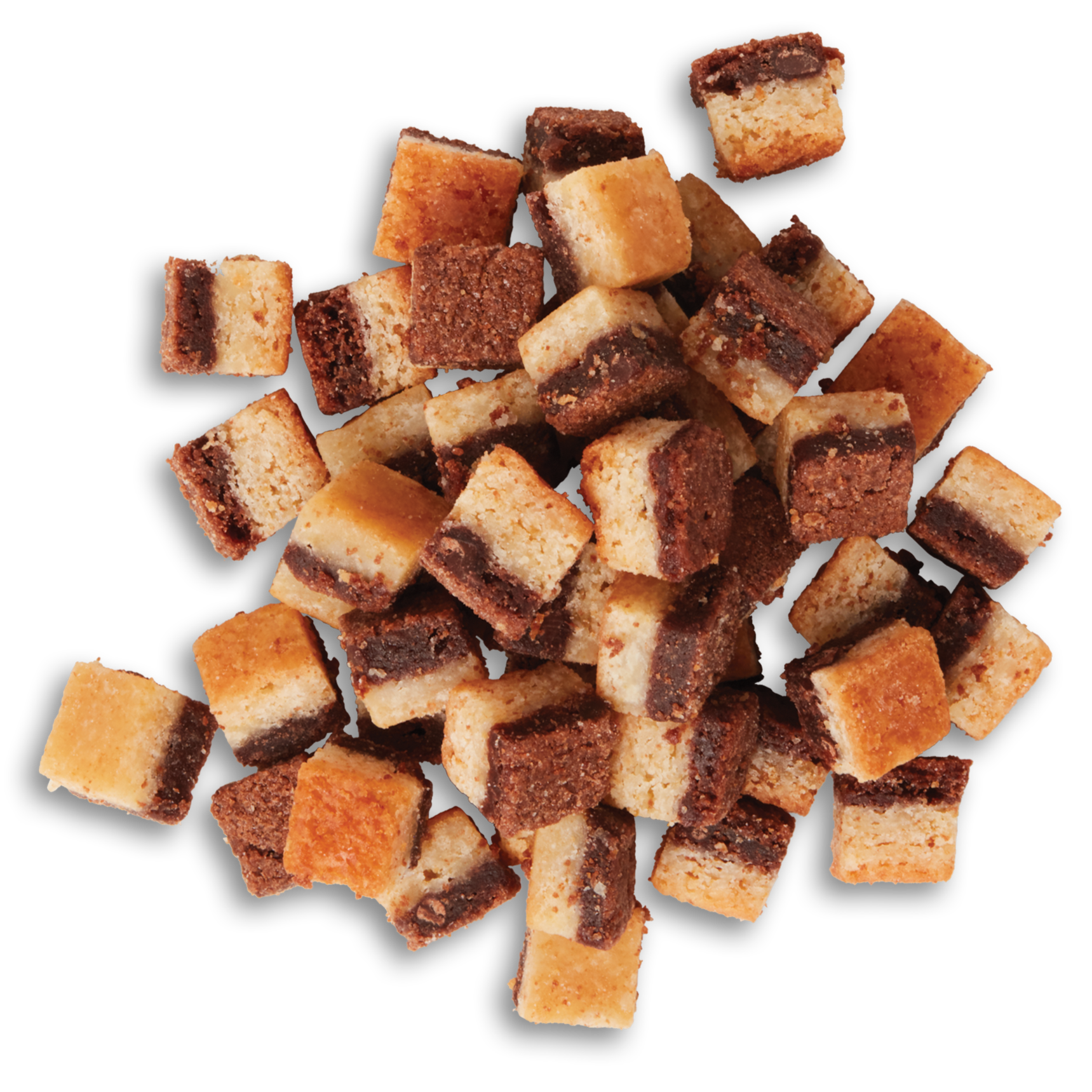 Break Up Brownie pieces at Parker Products.