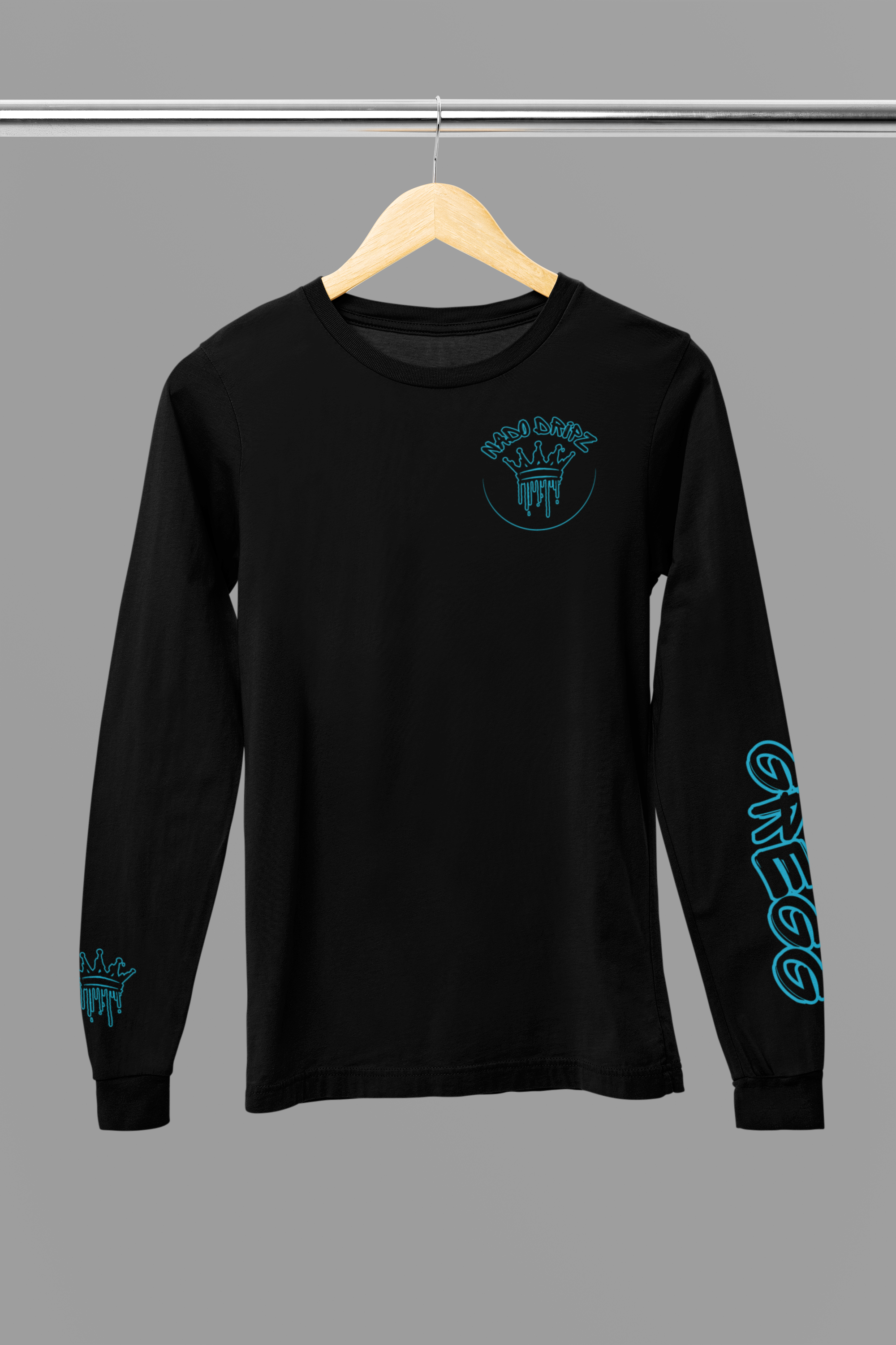 mockup-of-a-bella-canvas-long-sleeve-tee-placed-on-a-wooden-hanger-m35038.png