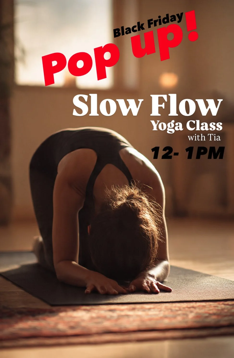 Slow Flow Pop-Up YOGA w/Tia
