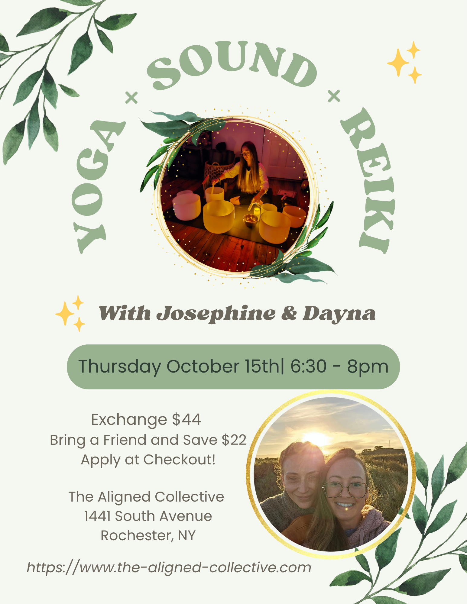 Yoga + Sound + Reiki 