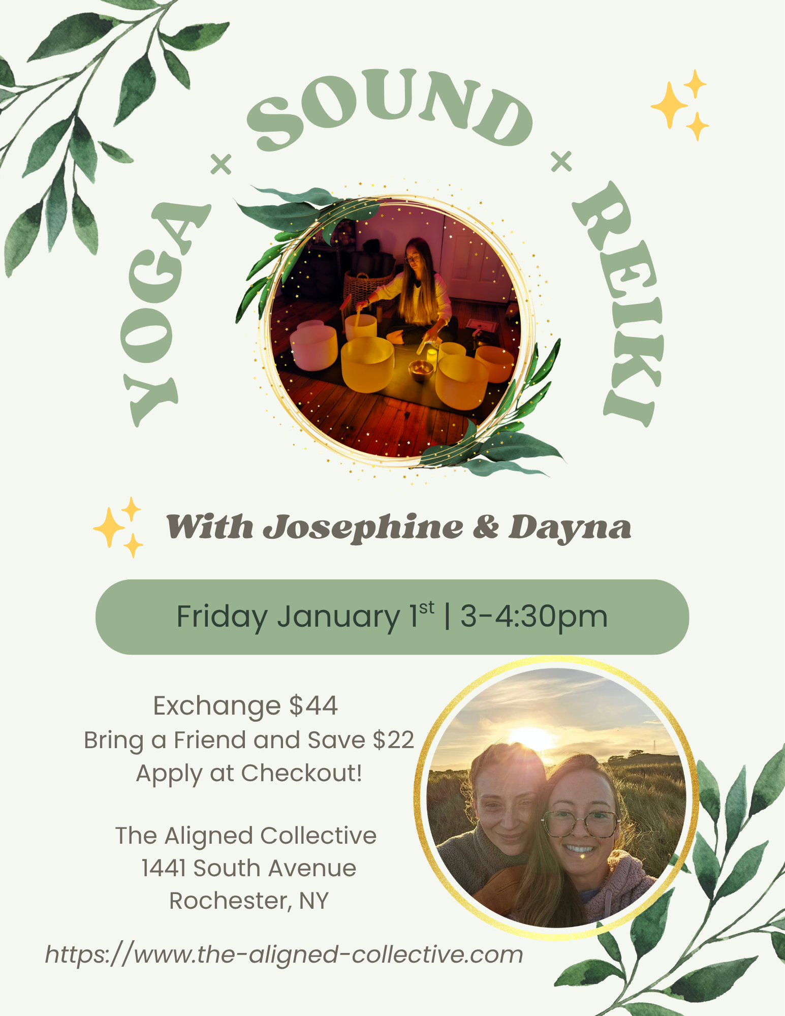 Yoga + Sound + Reiki 