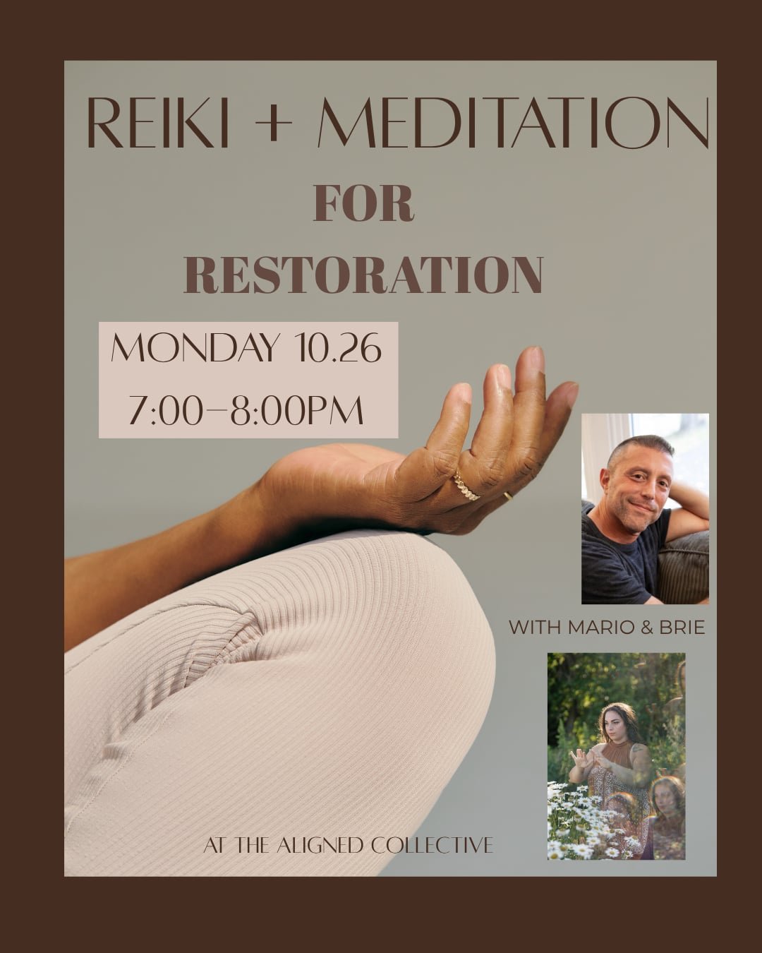  Reiki & Meditation for Restoration with Brie & Mario