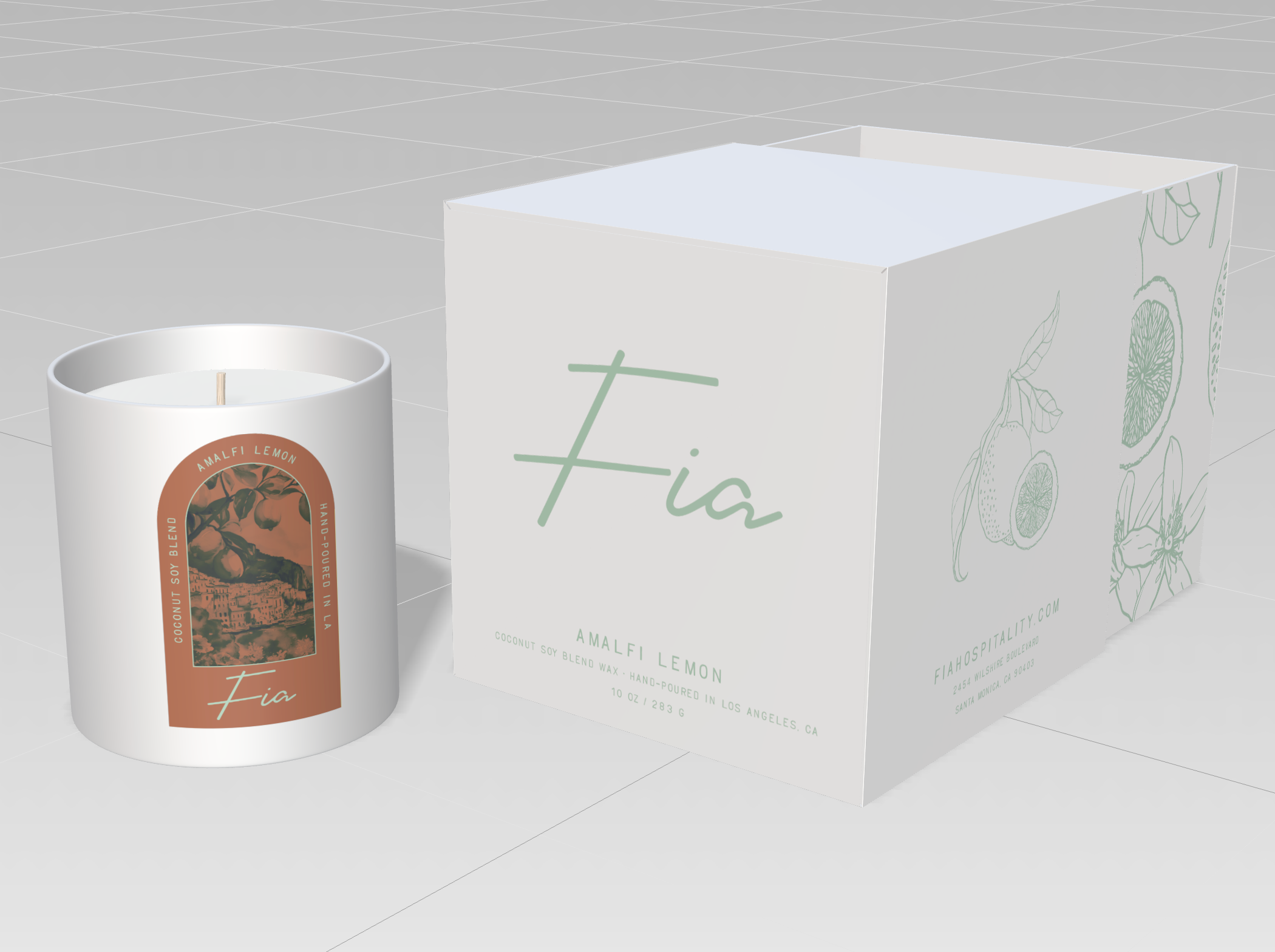 Fia Candle – Amalfi Lemon