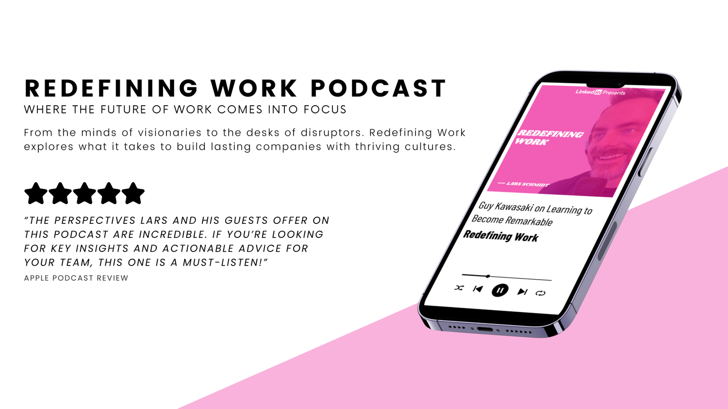 Redefining Work Podcast podcast show image