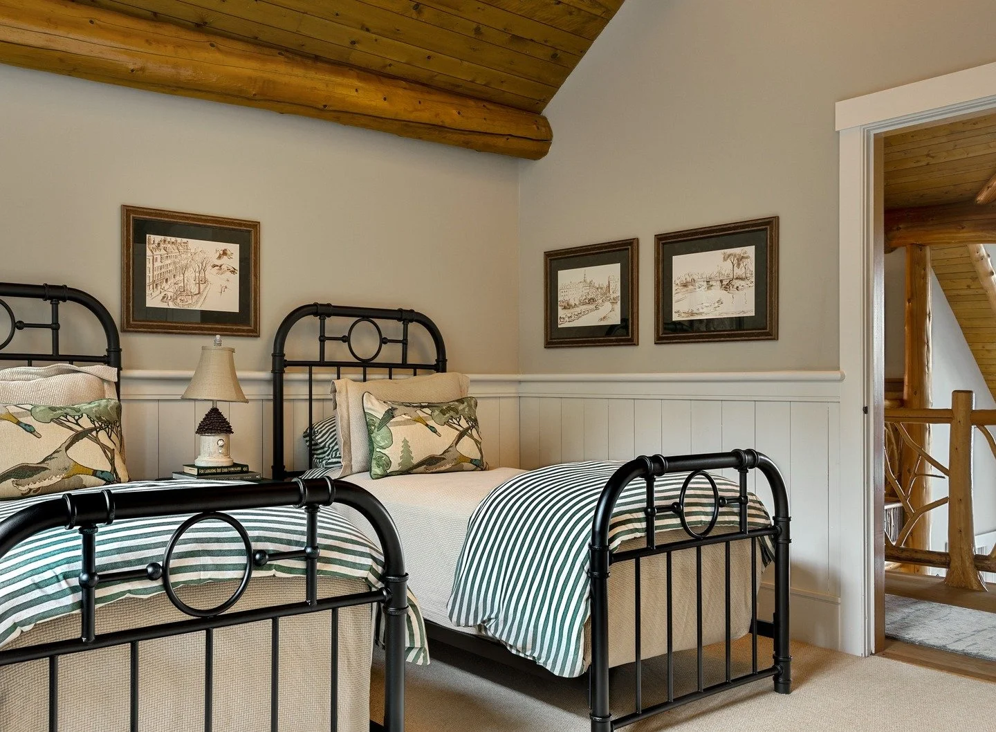 &ldquo;Make Way for Ducklings&rdquo; 🦆&hellip; and the design spark that set this room in motion!

While exploring the built-ins of this Adirondack-style lake house with my client, we stumbled upon a charming collection of wooden ducks. That sweet m