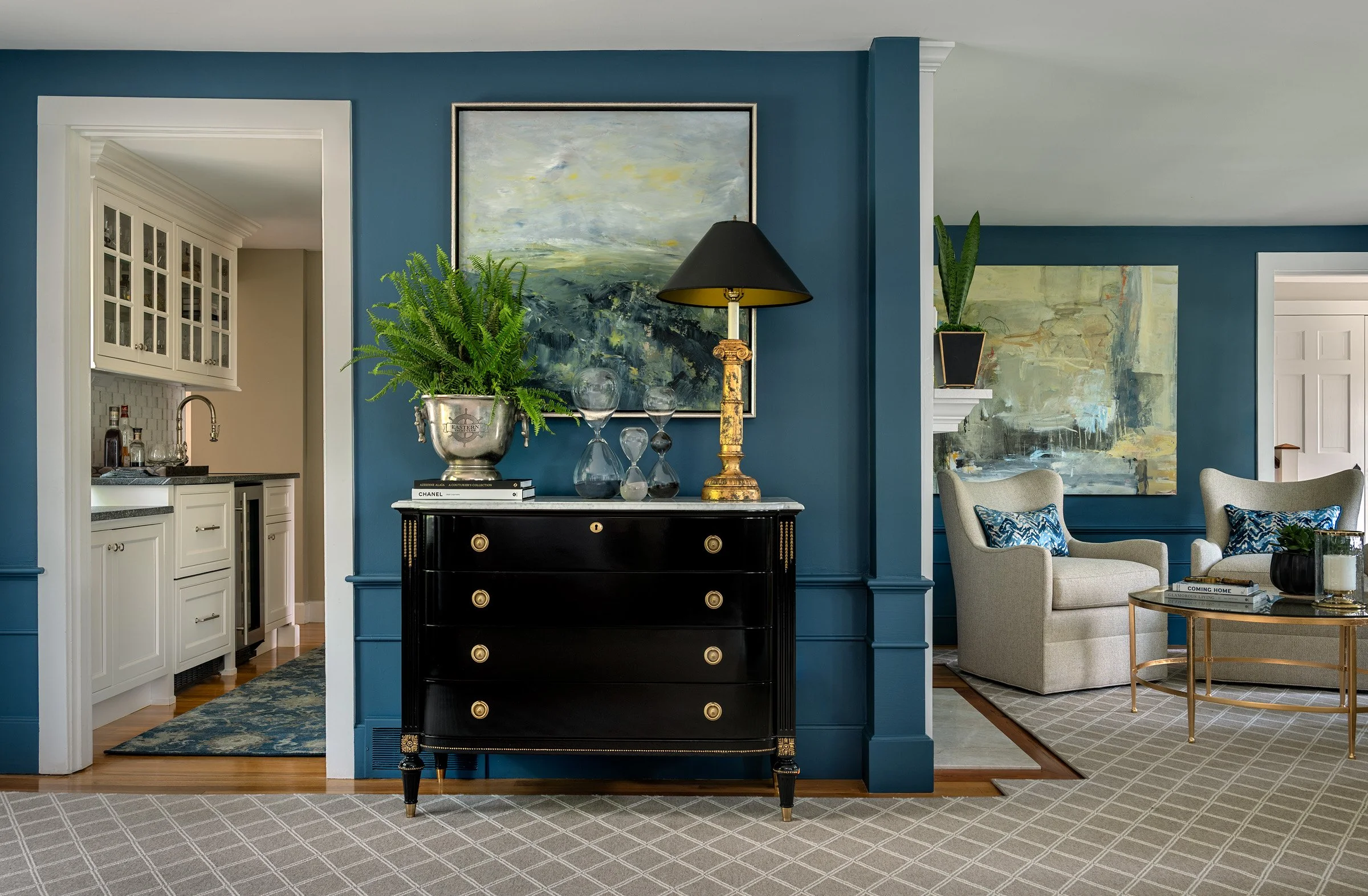 A cohesive color palette throughout this home creates an elevated look.