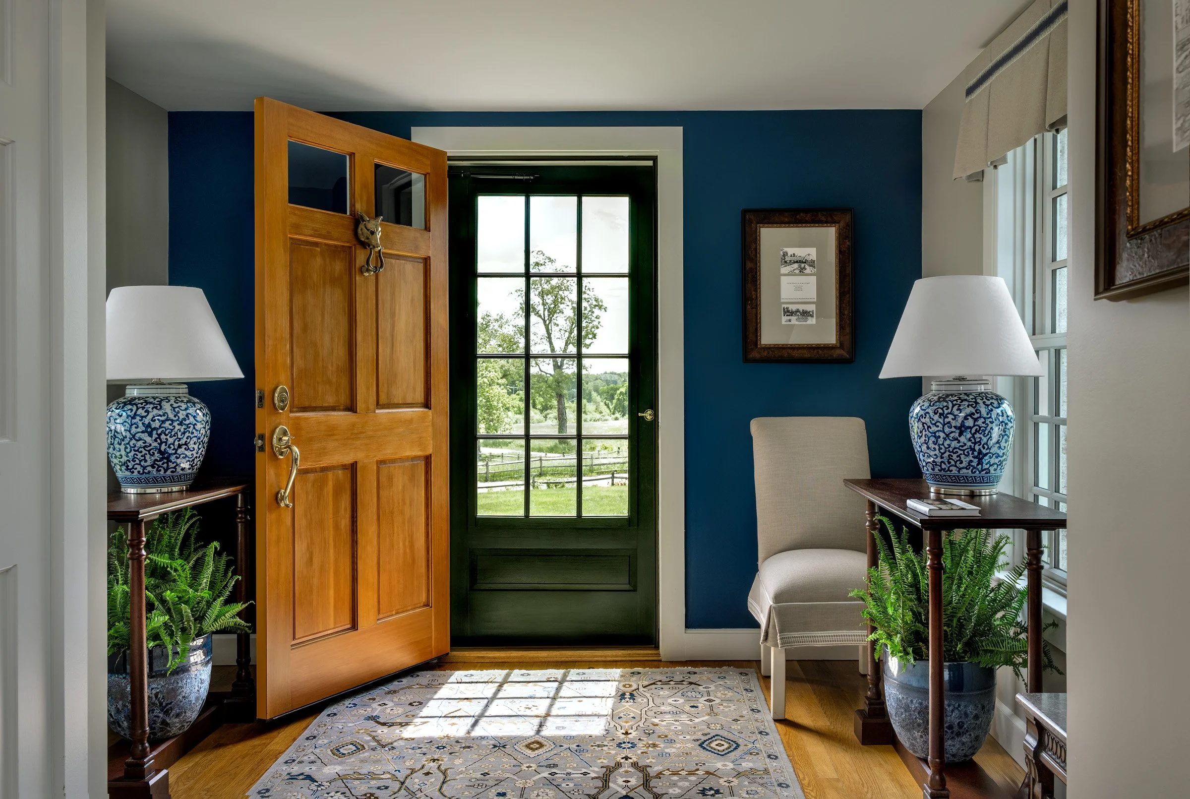 Hollis NH entryway