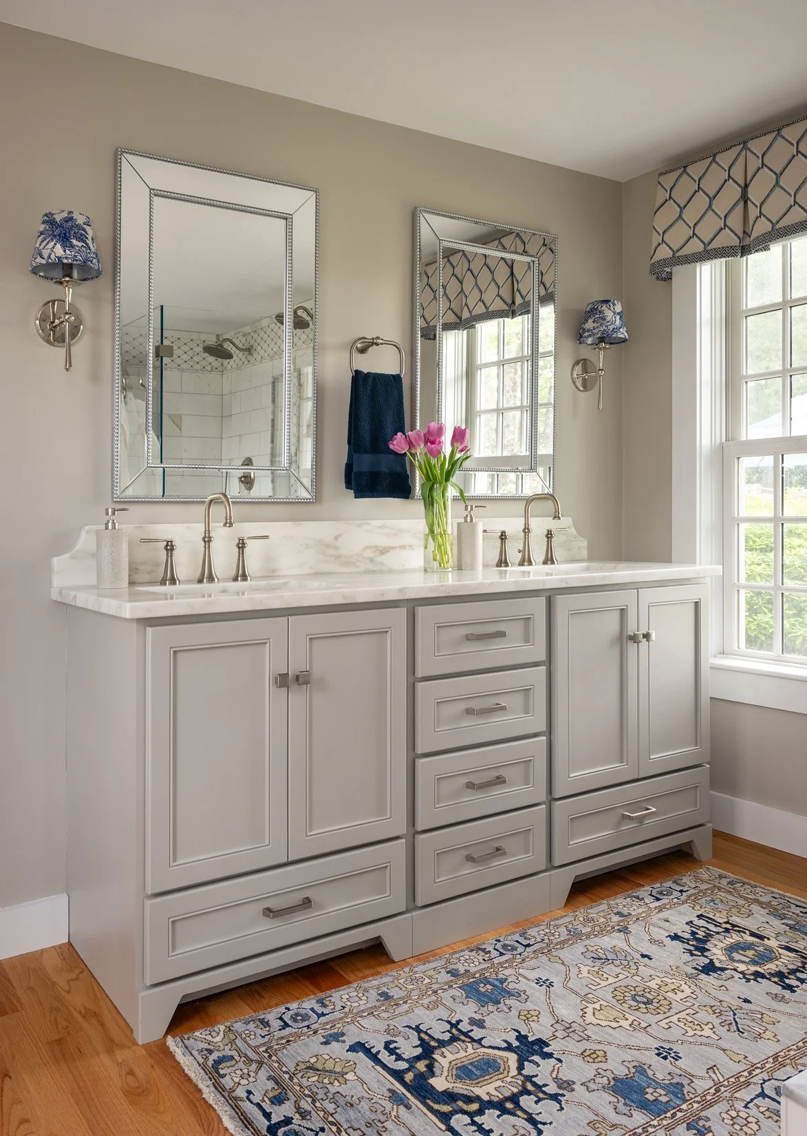 Primary bathroom vanity