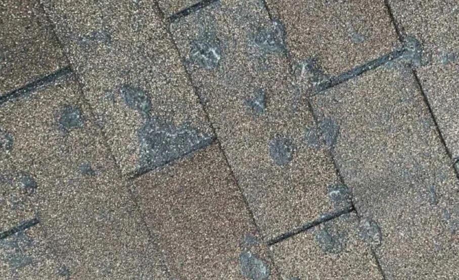 Insurance denial after hailstorm due to roof age and cosmetic damage exclusion.