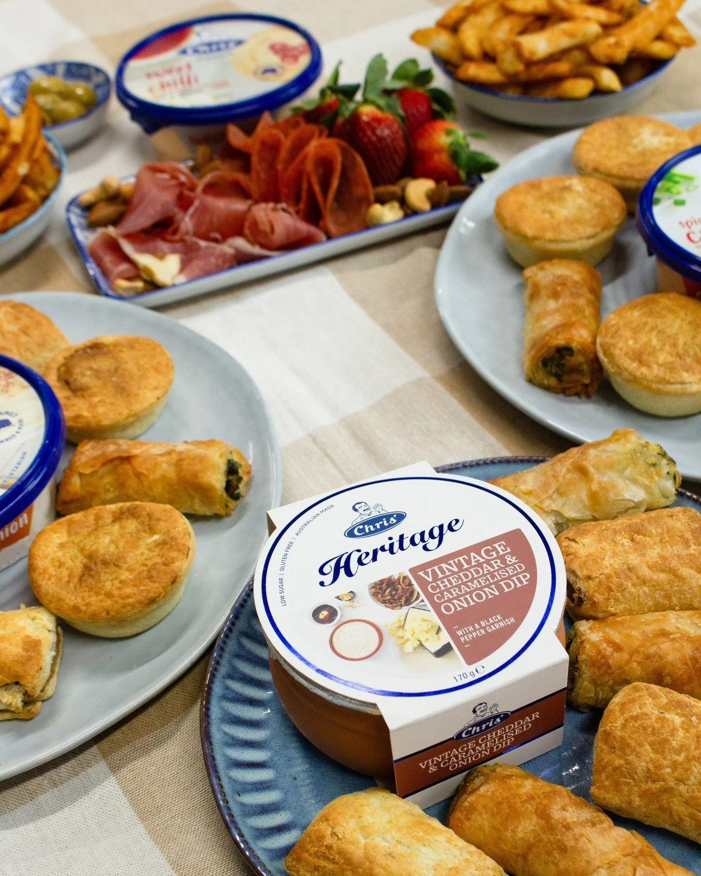 Because no Grand Final spread is complete without Chris&rsquo; Dips! 🏆💙

 #afl #footy #ChrisDips #AFLFinals #chrisnevermisses #heritagedips