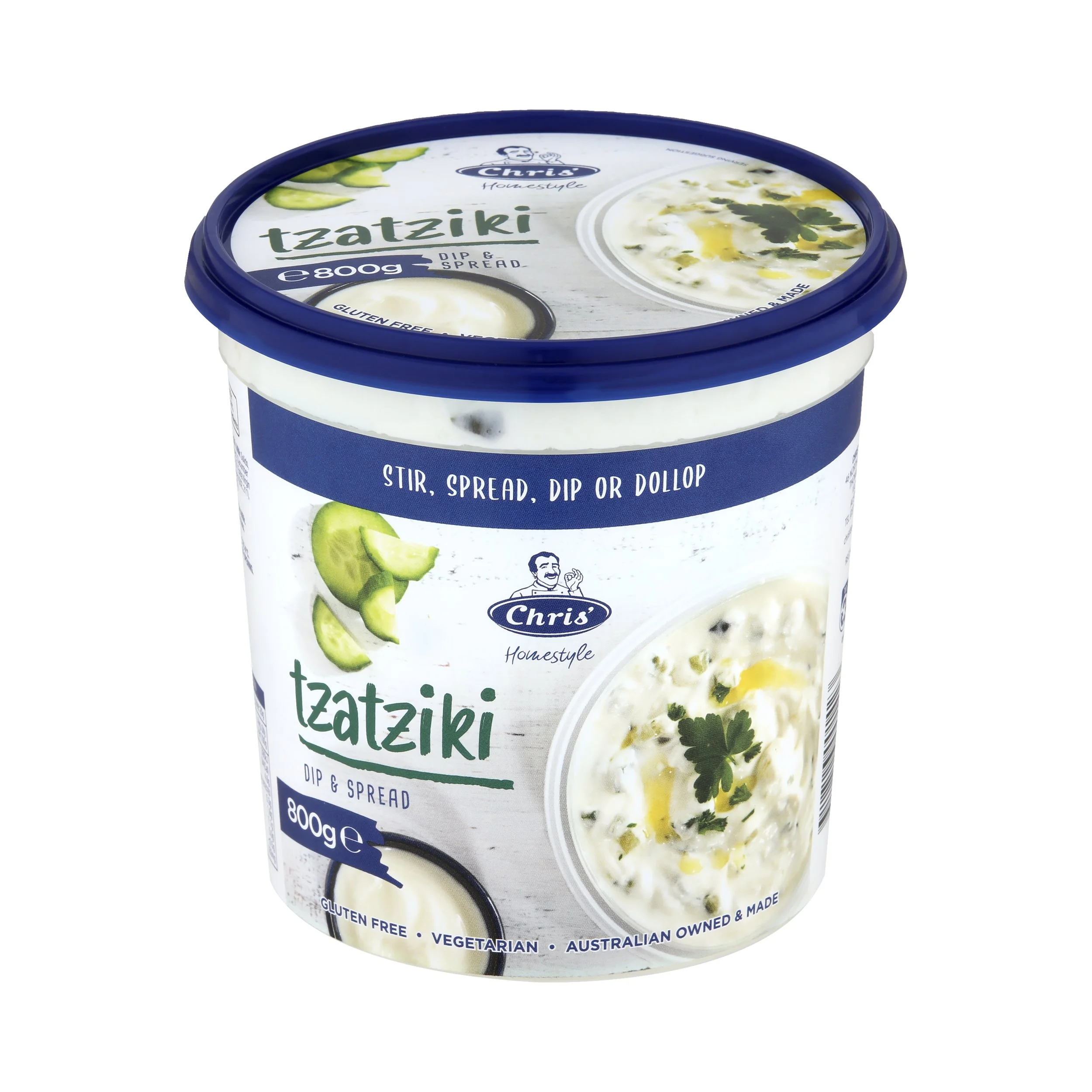 Chris’ Homestyle Tzatziki 800g