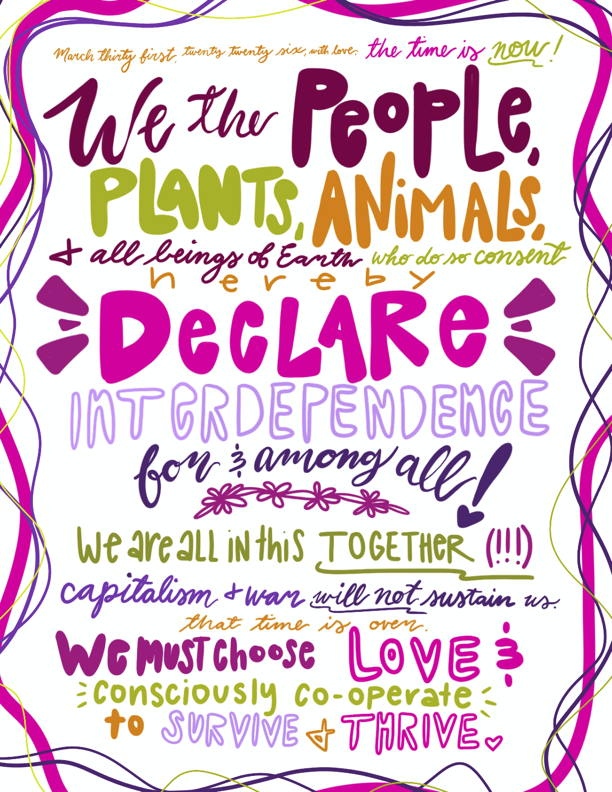 The Declaration of Interdependence